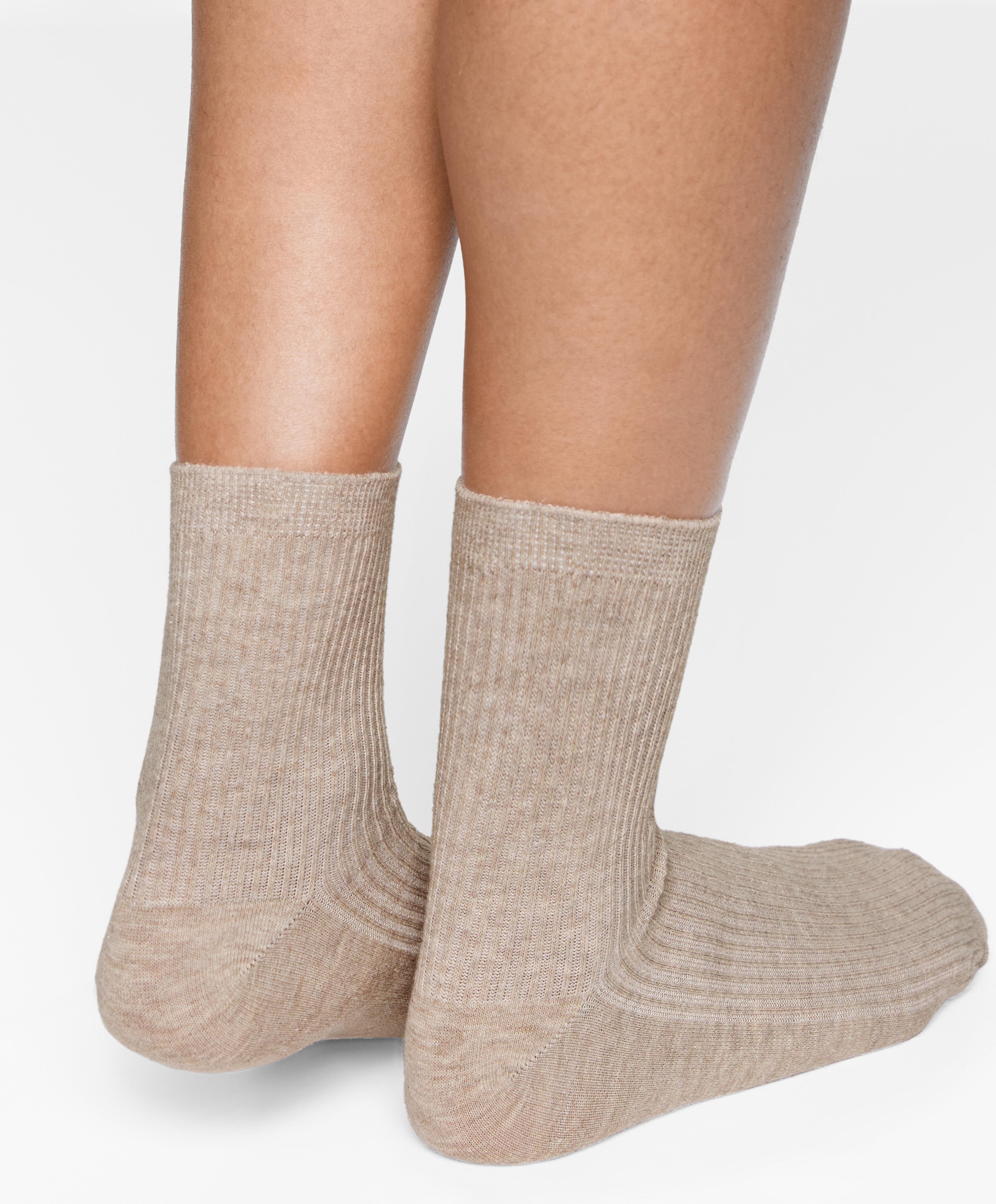 5 pairs of quarter socks with cotton