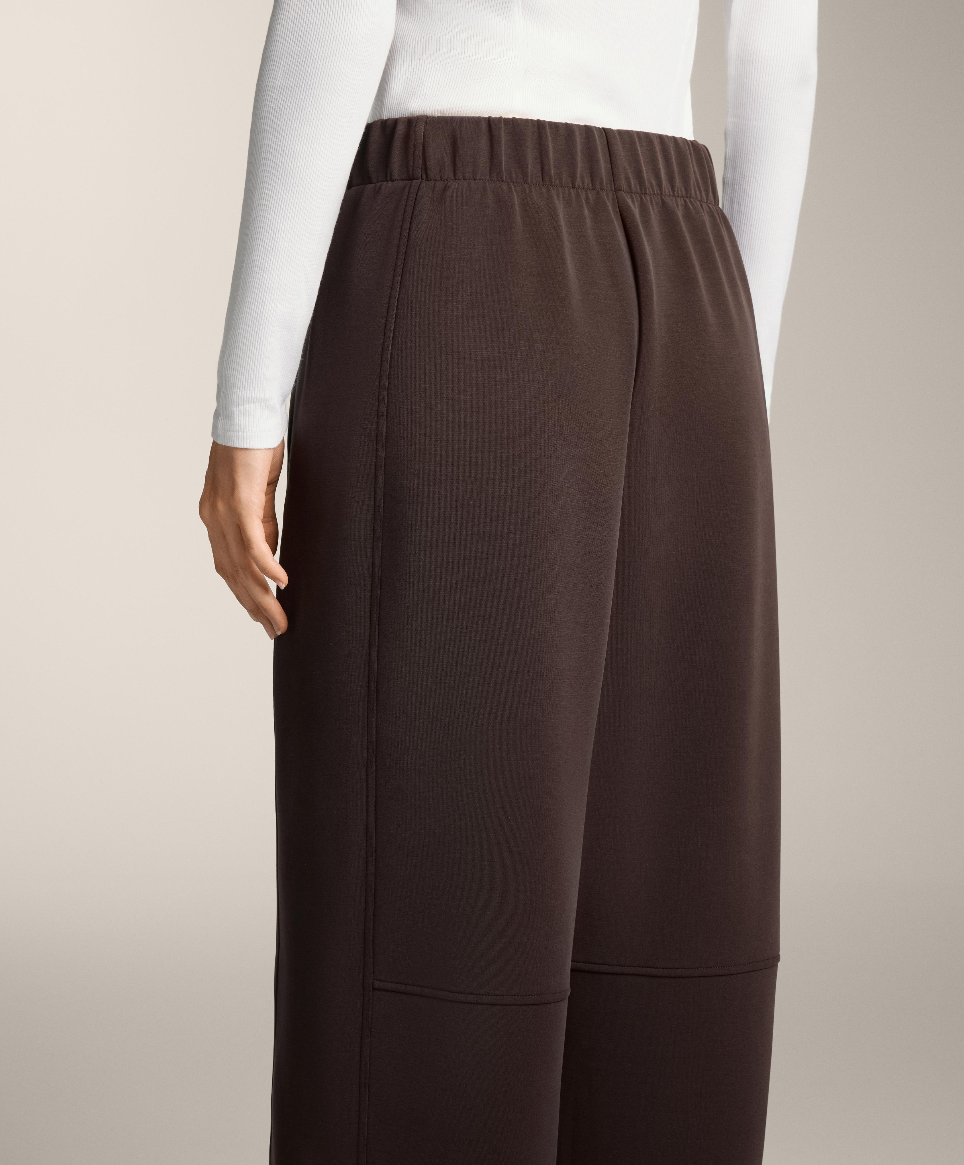 Straight-leg trousers with brushed modal 3 Straight-leg trousers with brushed modal