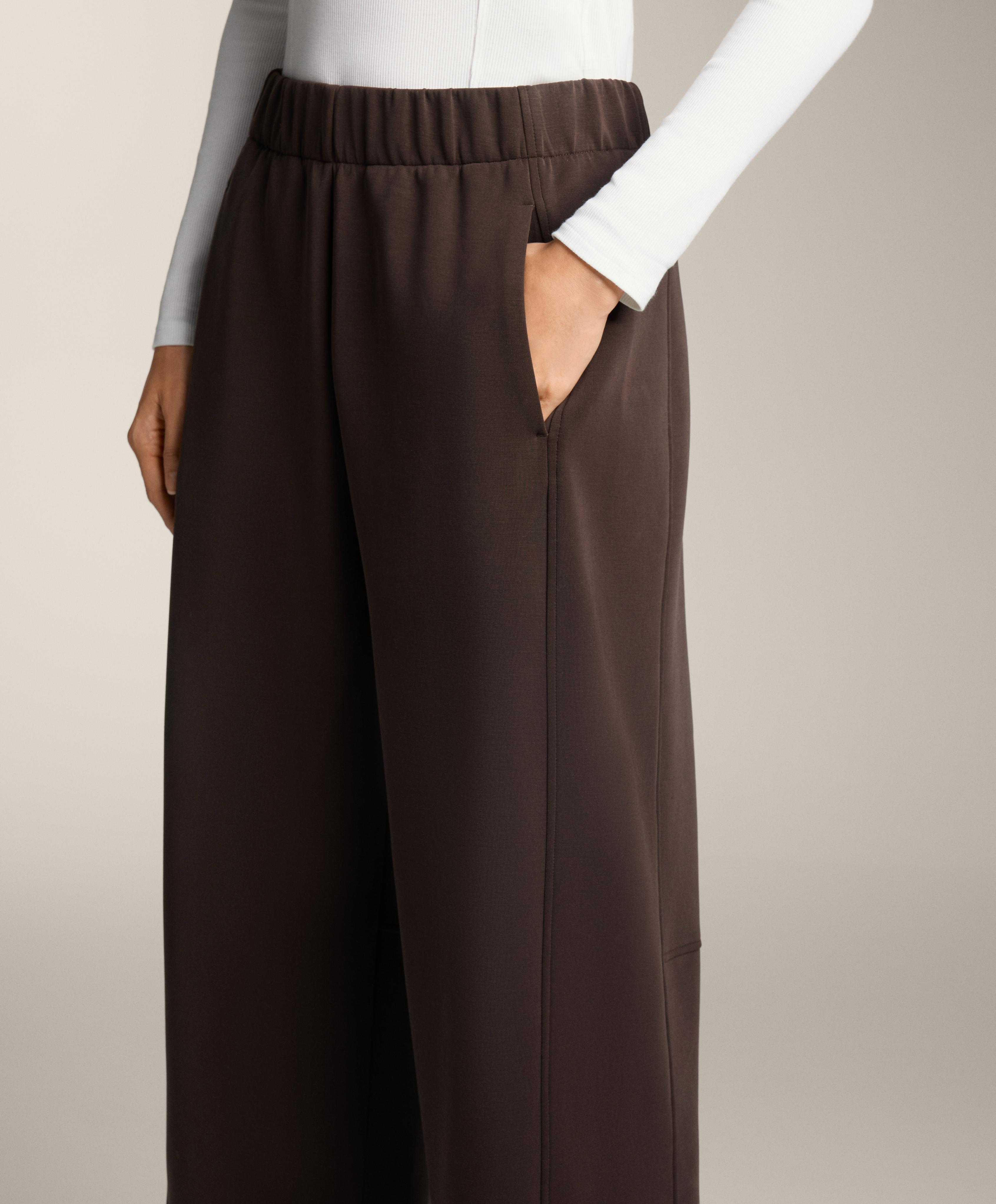 Straight-leg trousers with brushed modal 4 Straight-leg trousers with brushed modal