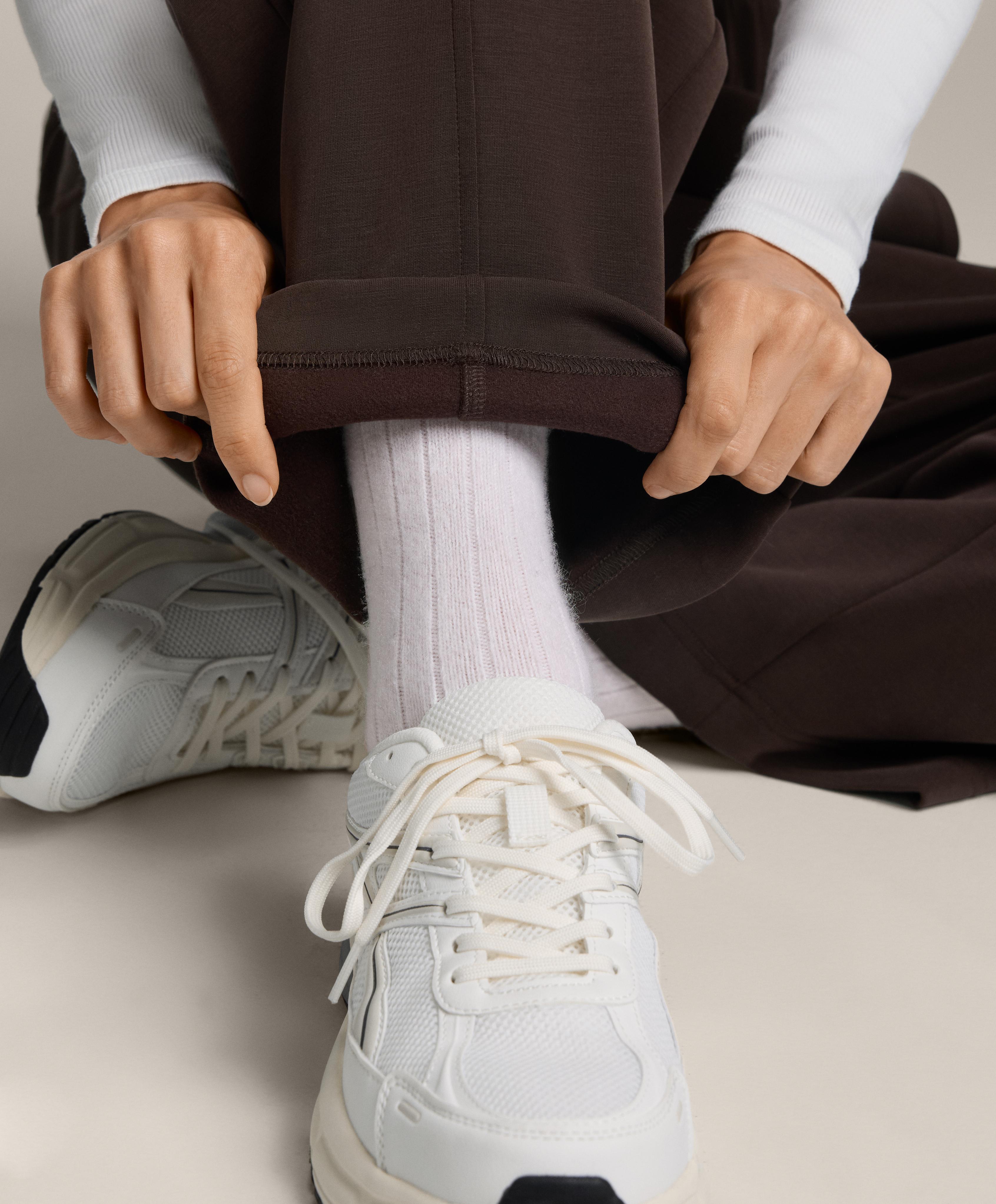 Straight-leg trousers with brushed modal 5 Straight-leg trousers with brushed modal