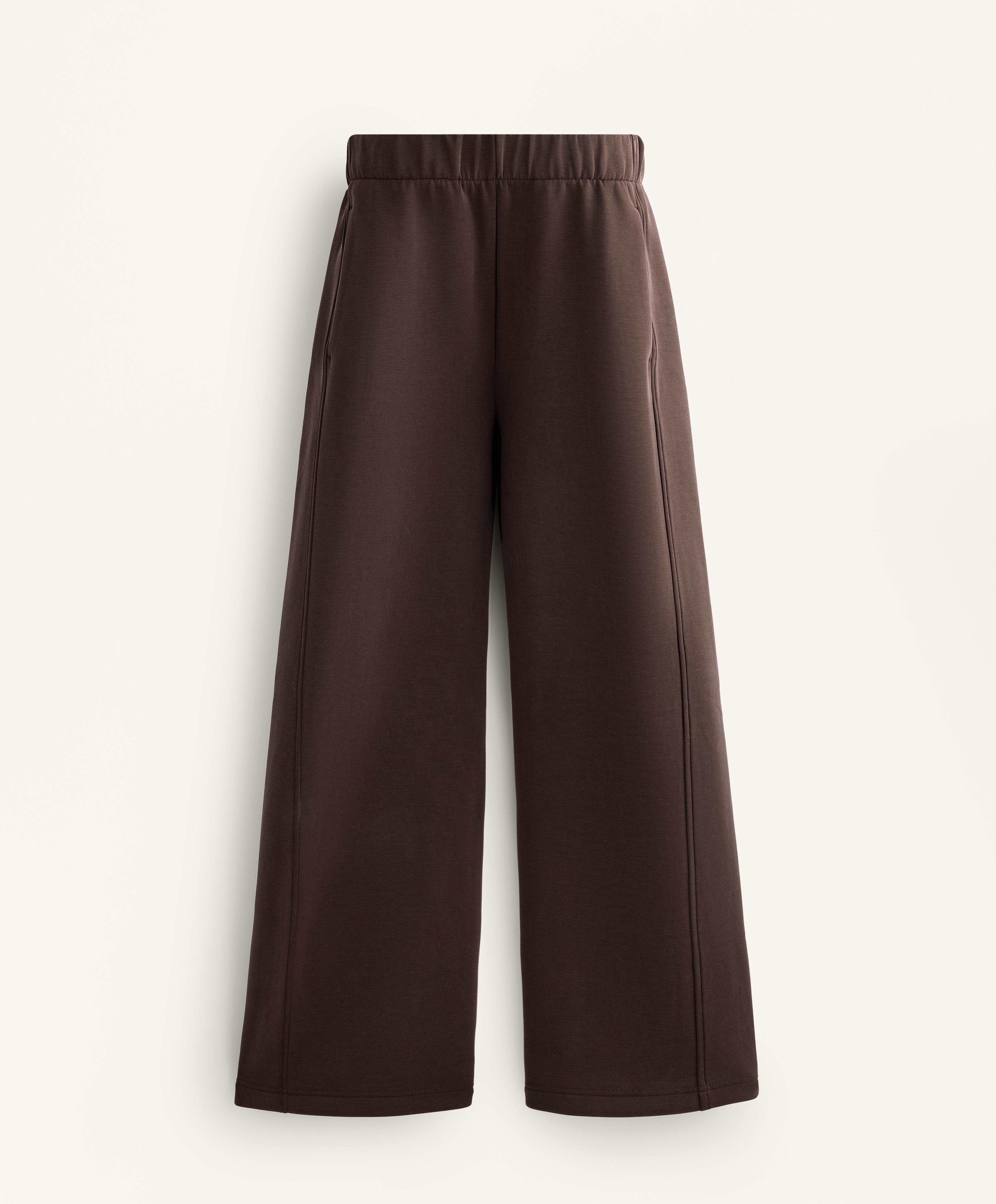 Straight-leg trousers with brushed modal 9 Straight-leg trousers with brushed modal