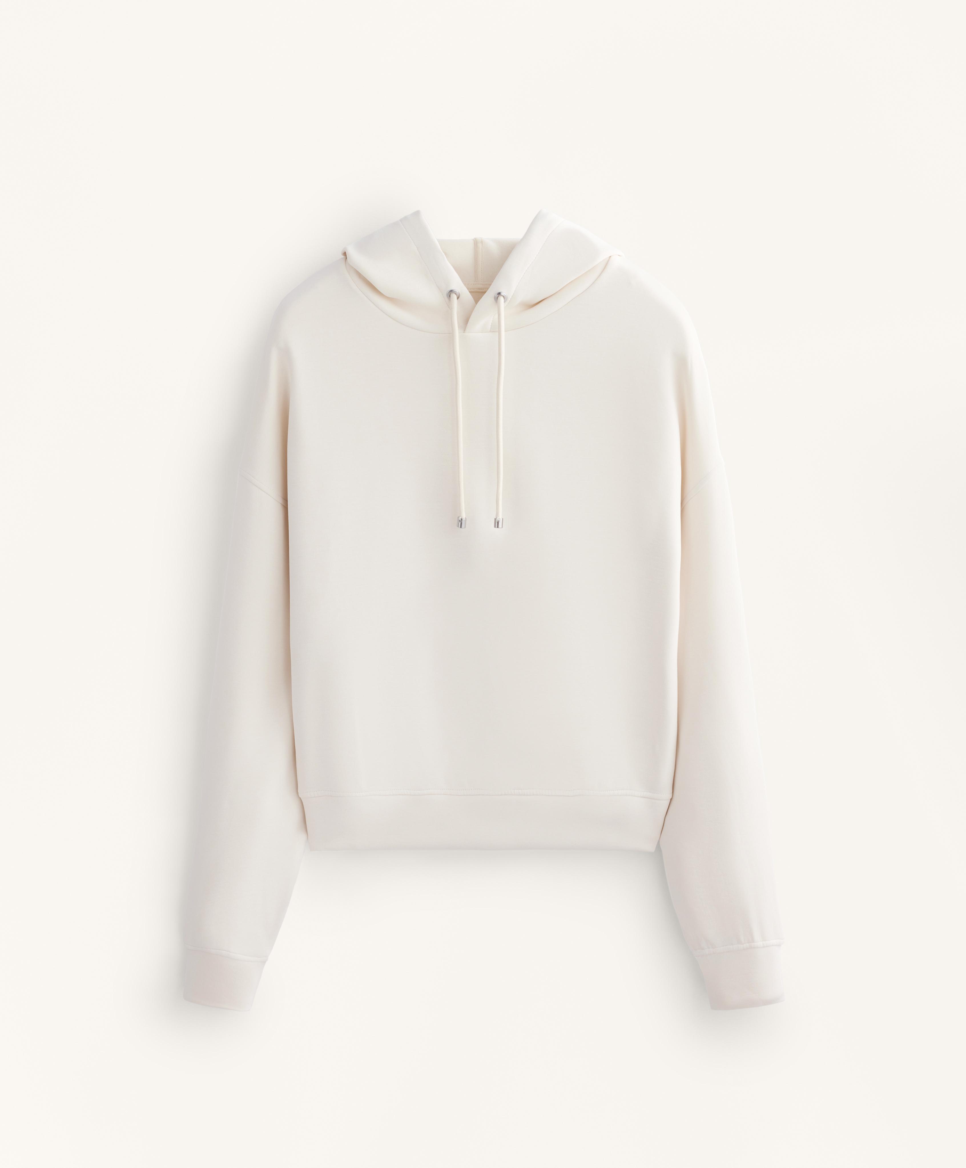 Boxy hoodie with brushed modal 8 Boxy hoodie with brushed modal