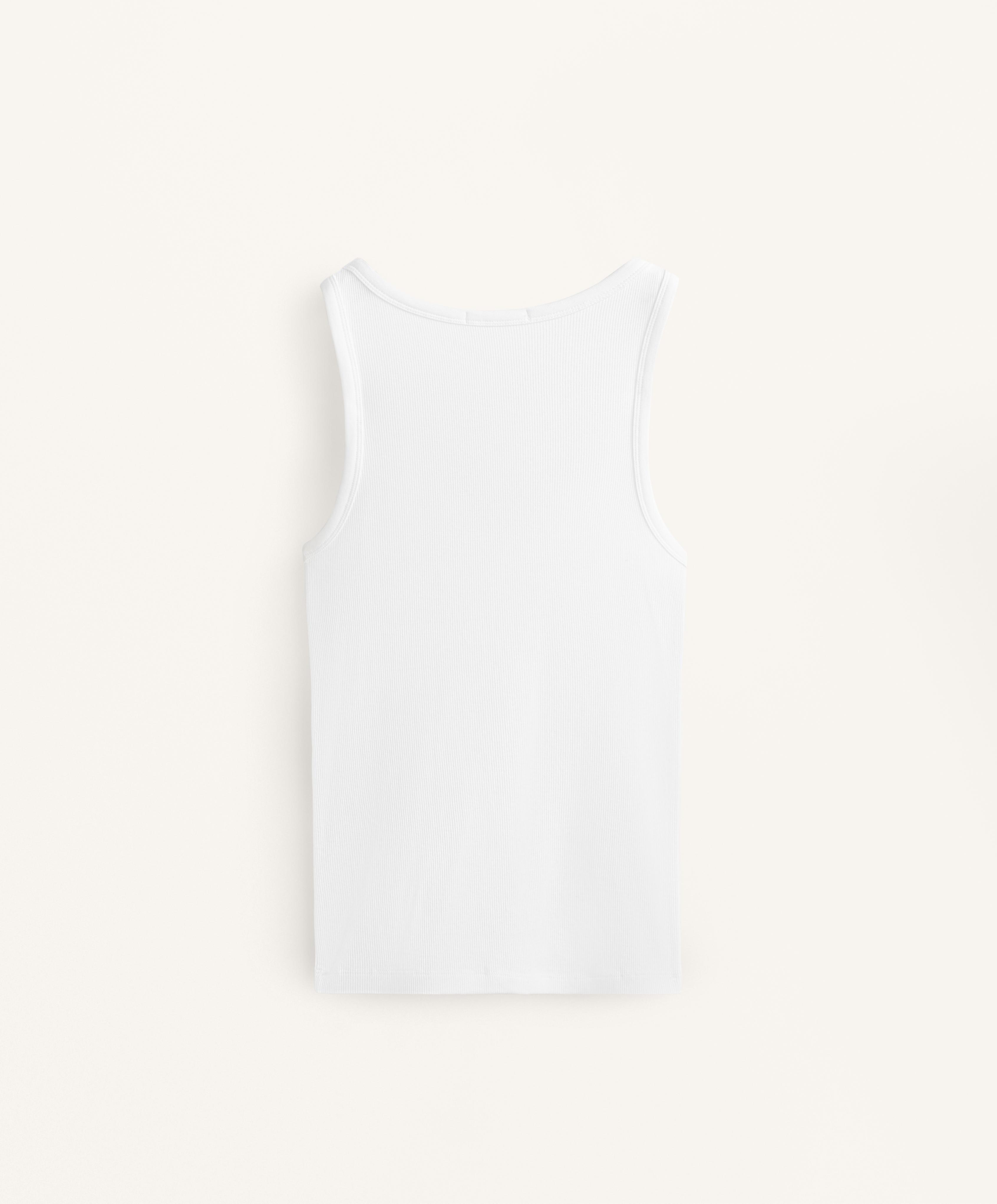 Sleeveless V-neck T-shirt with cotton and modal 7 Sleeveless V-neck T-shirt with cotton and modal