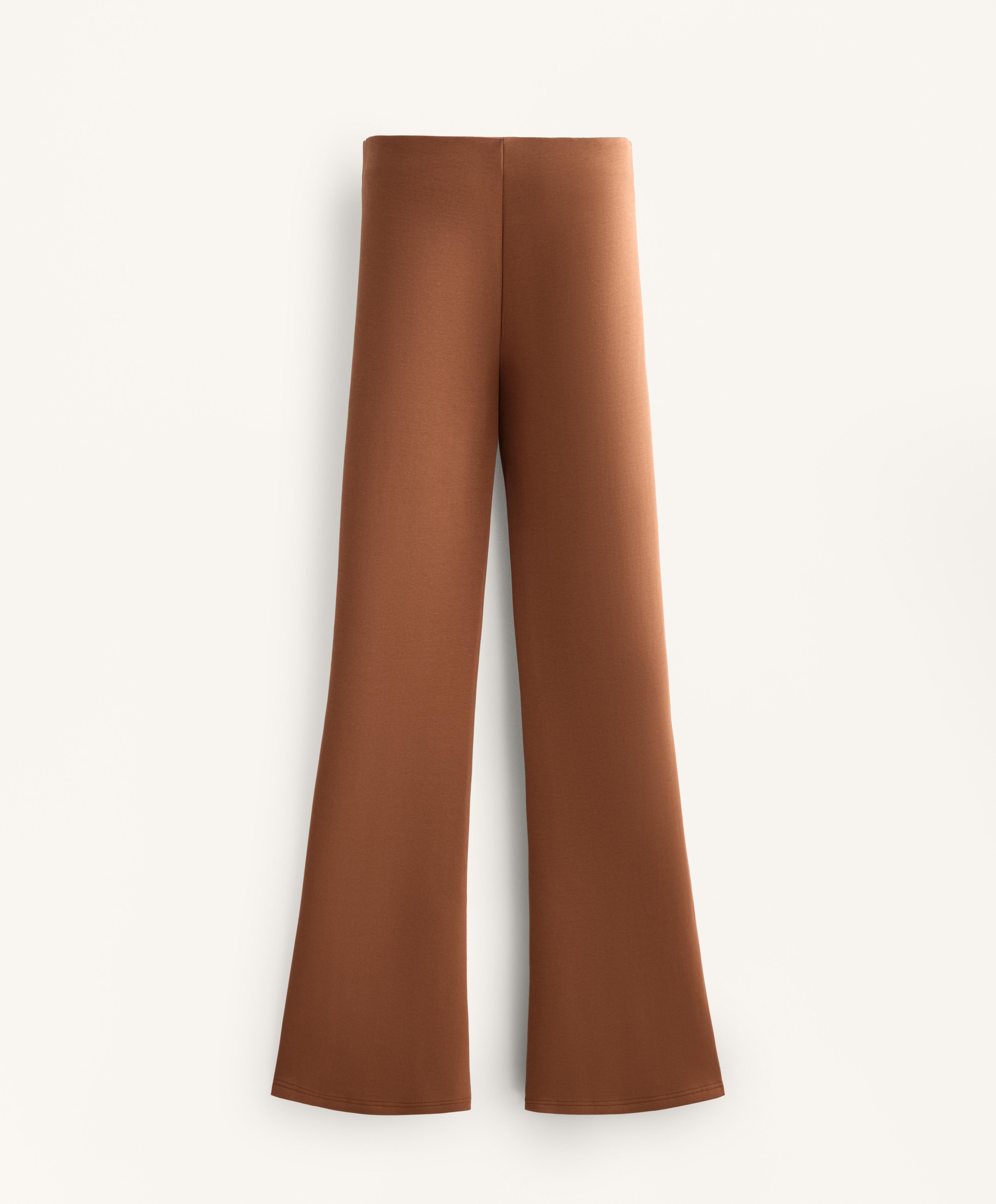 Flare trousers with cotton 8 Flare trousers with cotton