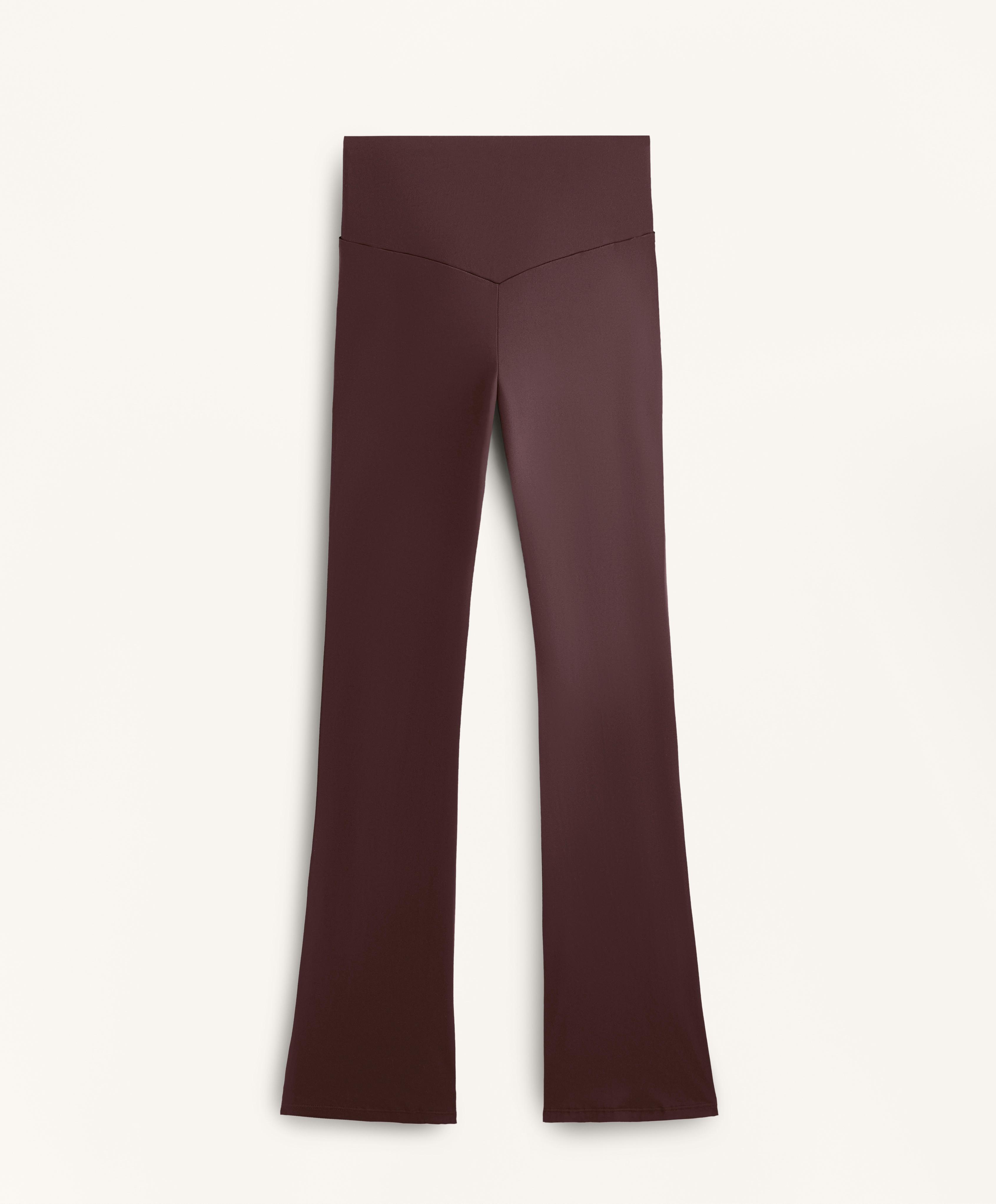 Super high rise Comfortlux flare trousers with pockets
