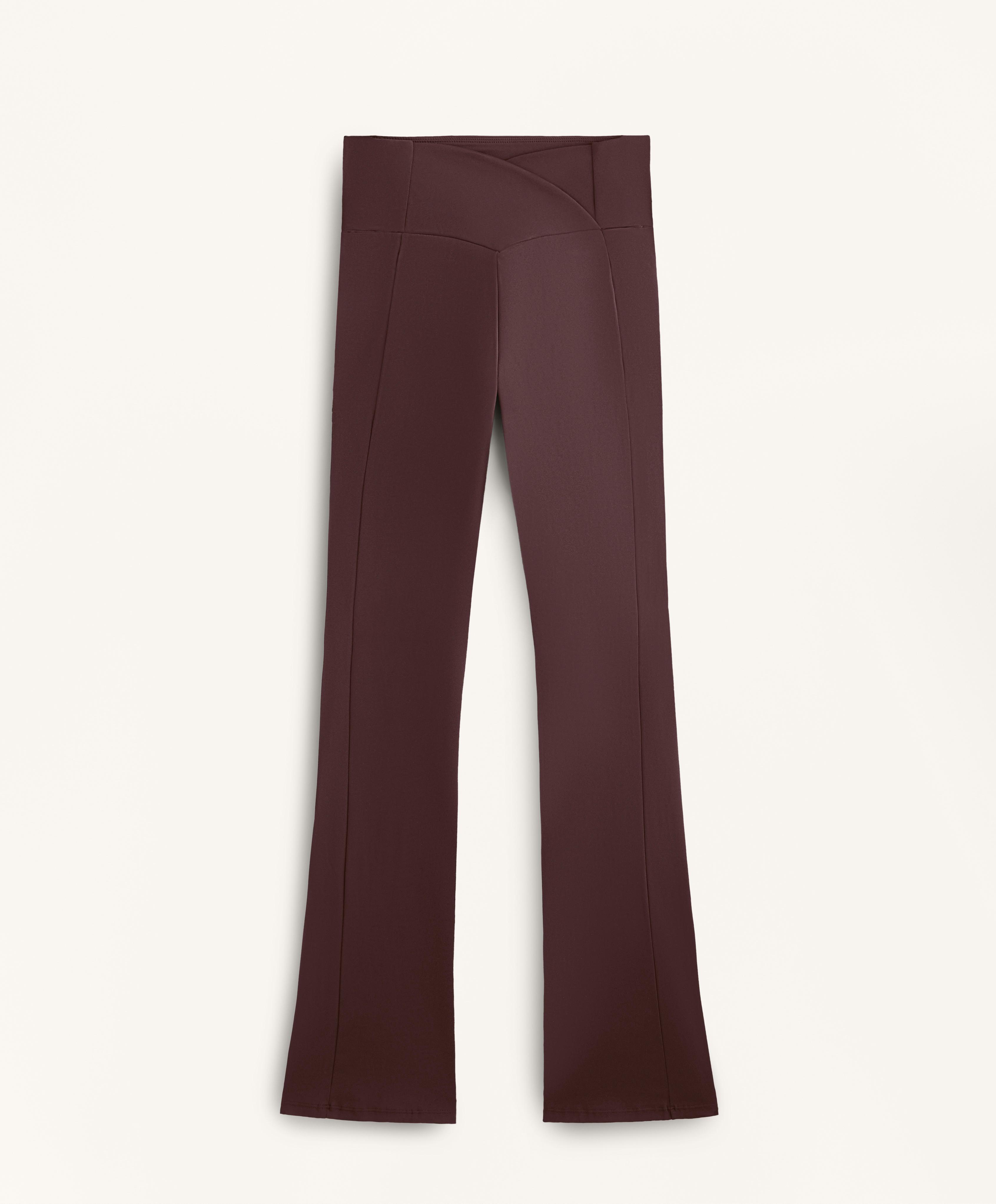 Super high rise Comfortlux flare trousers with pockets