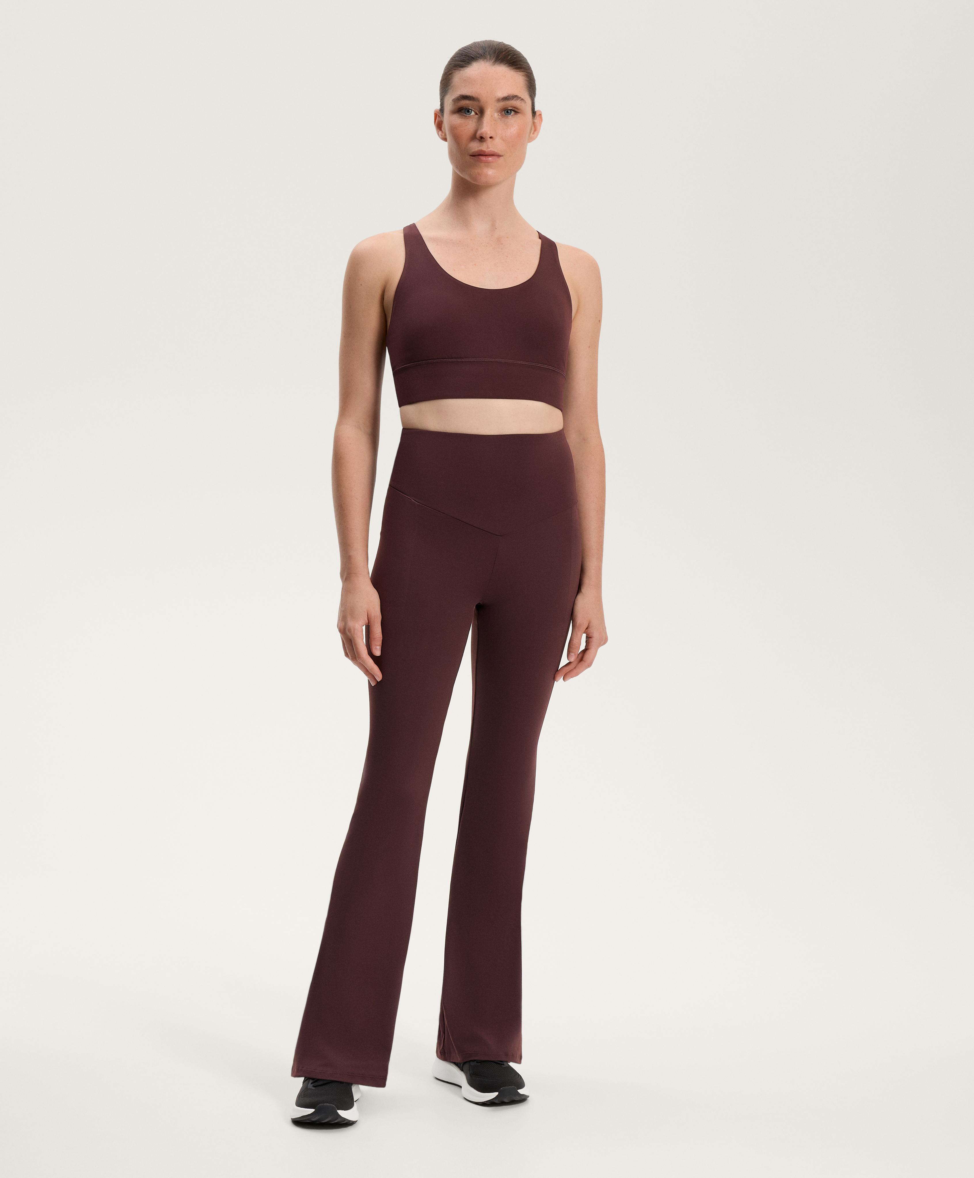 Super high rise Comfortlux flare trousers with pockets