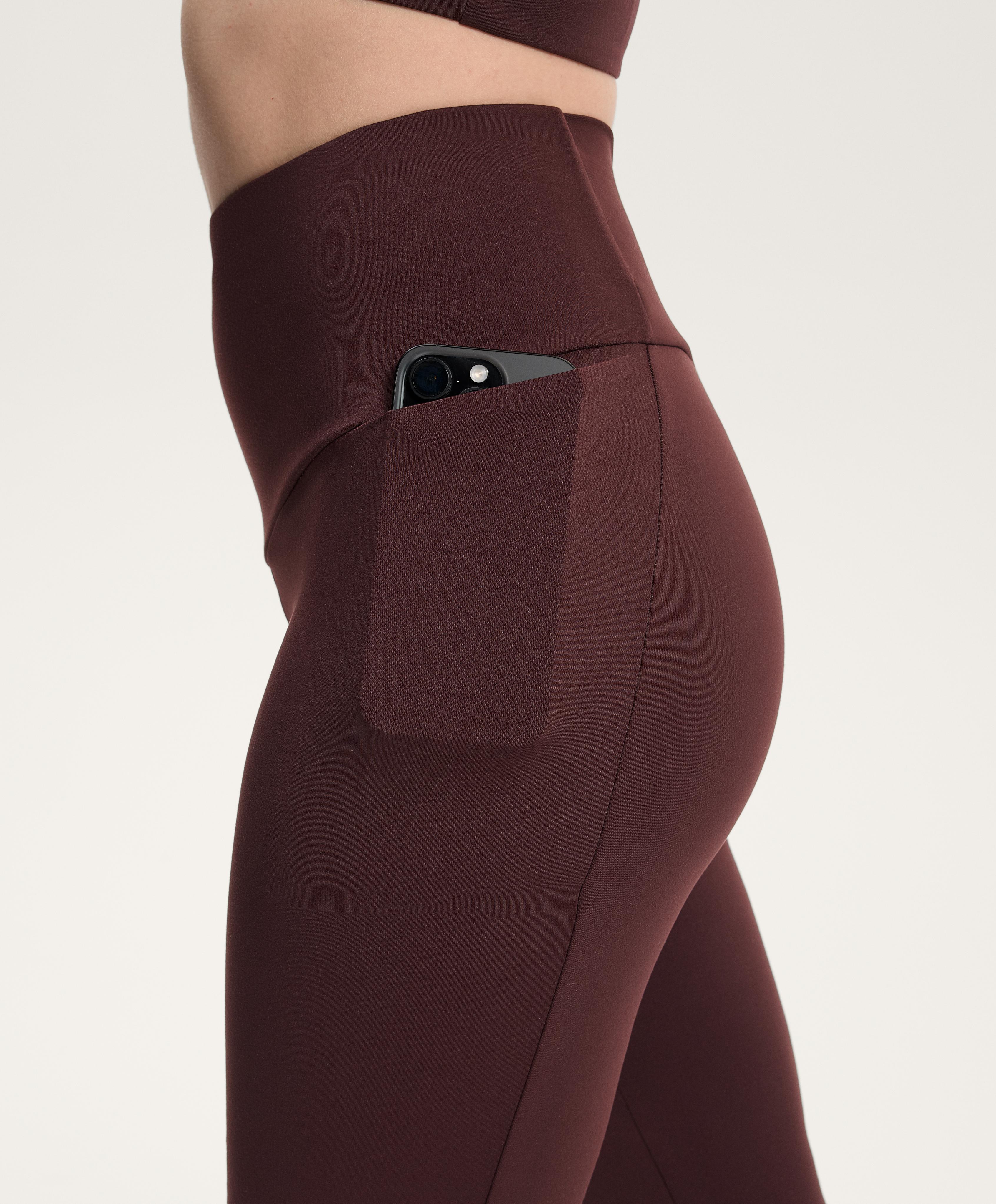 Super high rise Comfortlux flare trousers with pockets