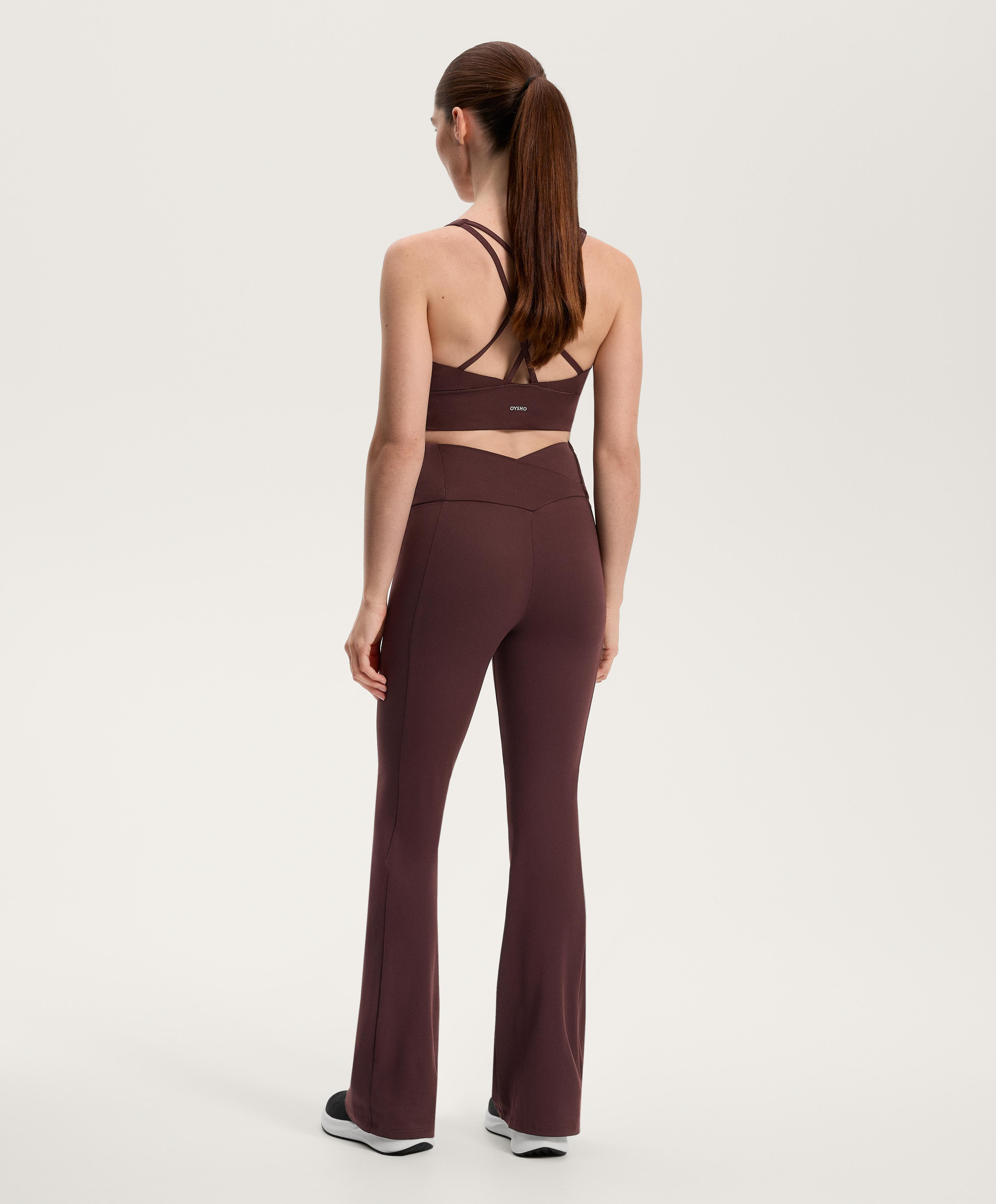 Super high rise Comfortlux flare trousers with pockets