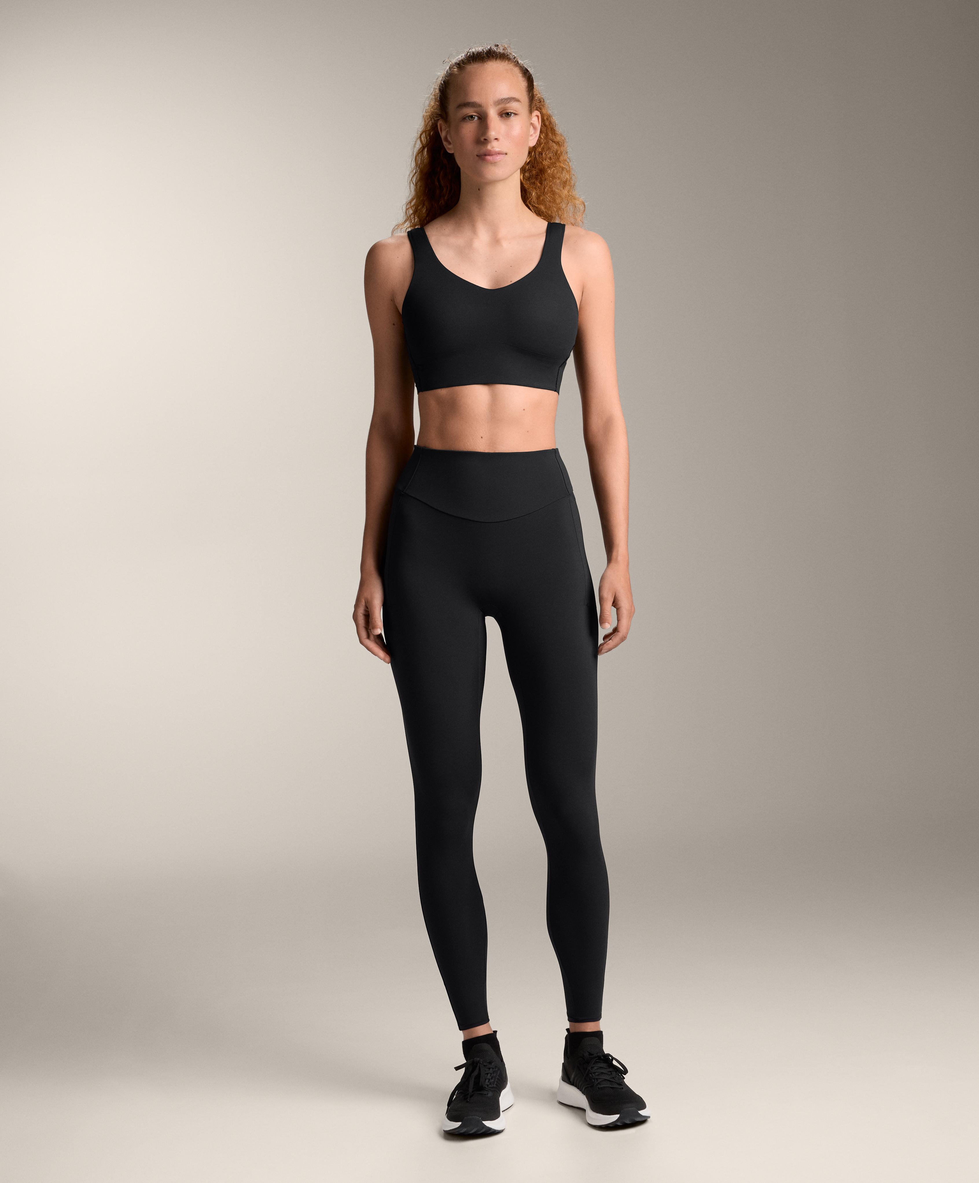 Light Touch pockets high-rise 65cm ankle-length leggings