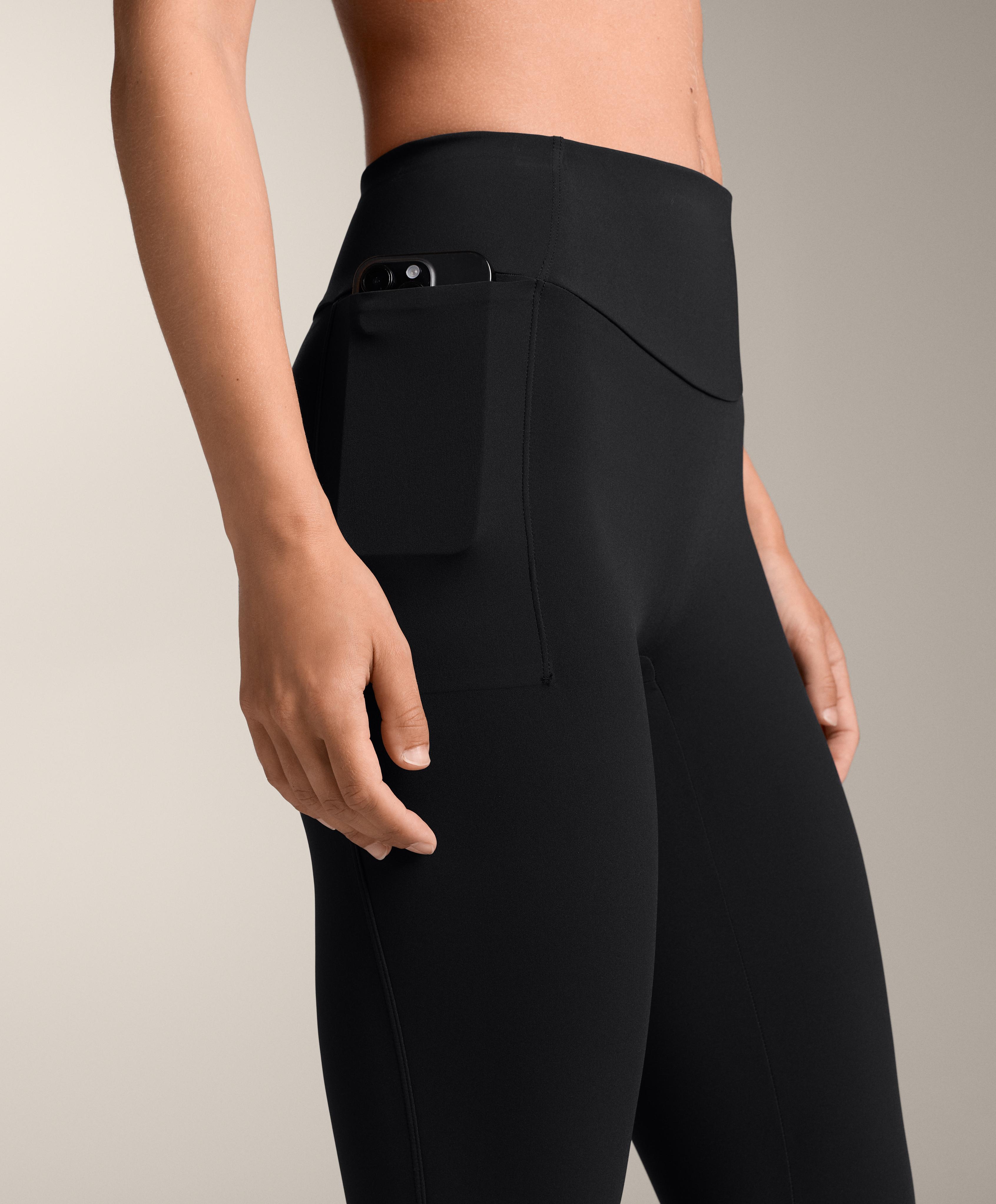Light Touch pockets high-rise 65cm ankle-length leggings