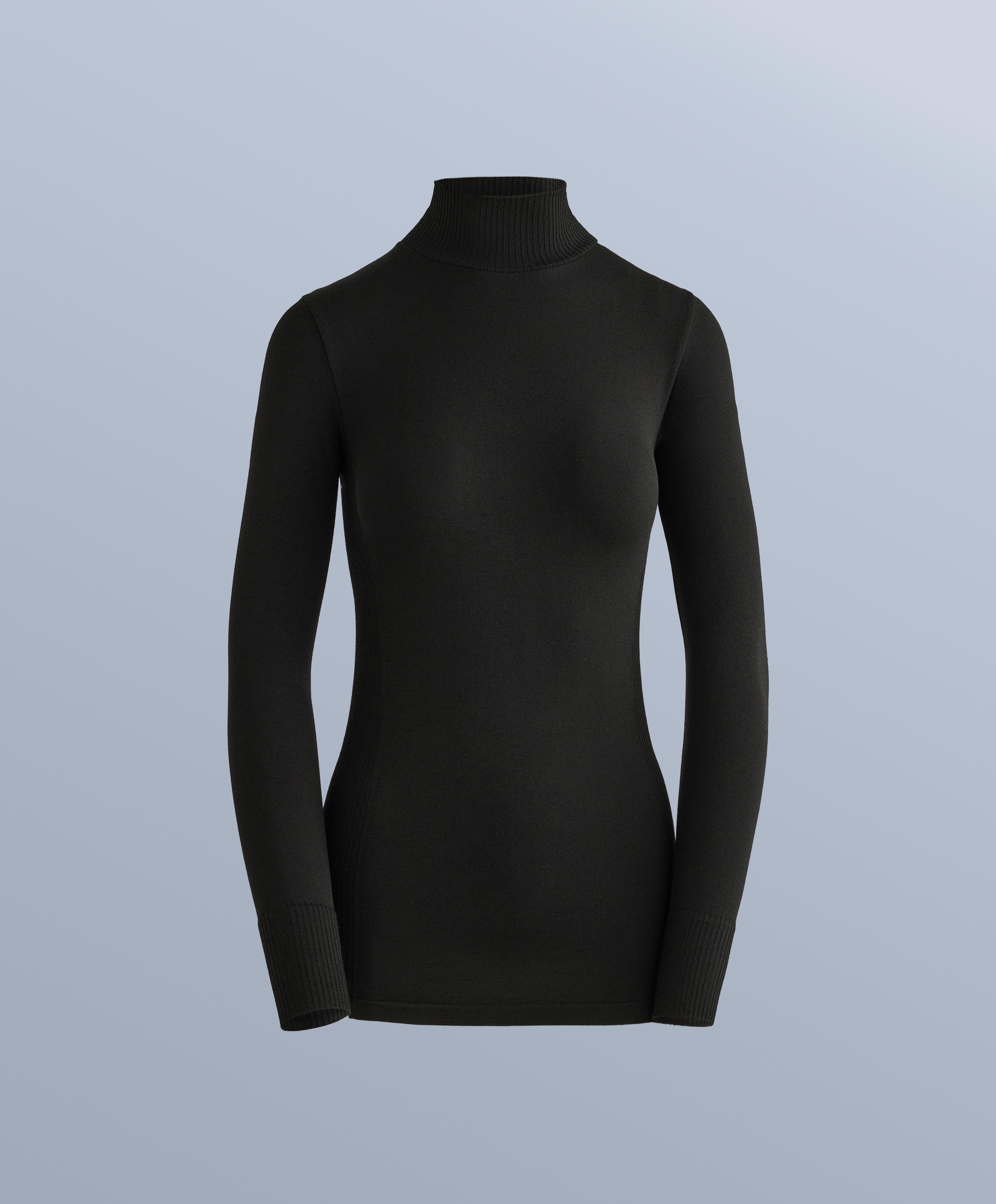 Seamless merino wool base layer T-shirt