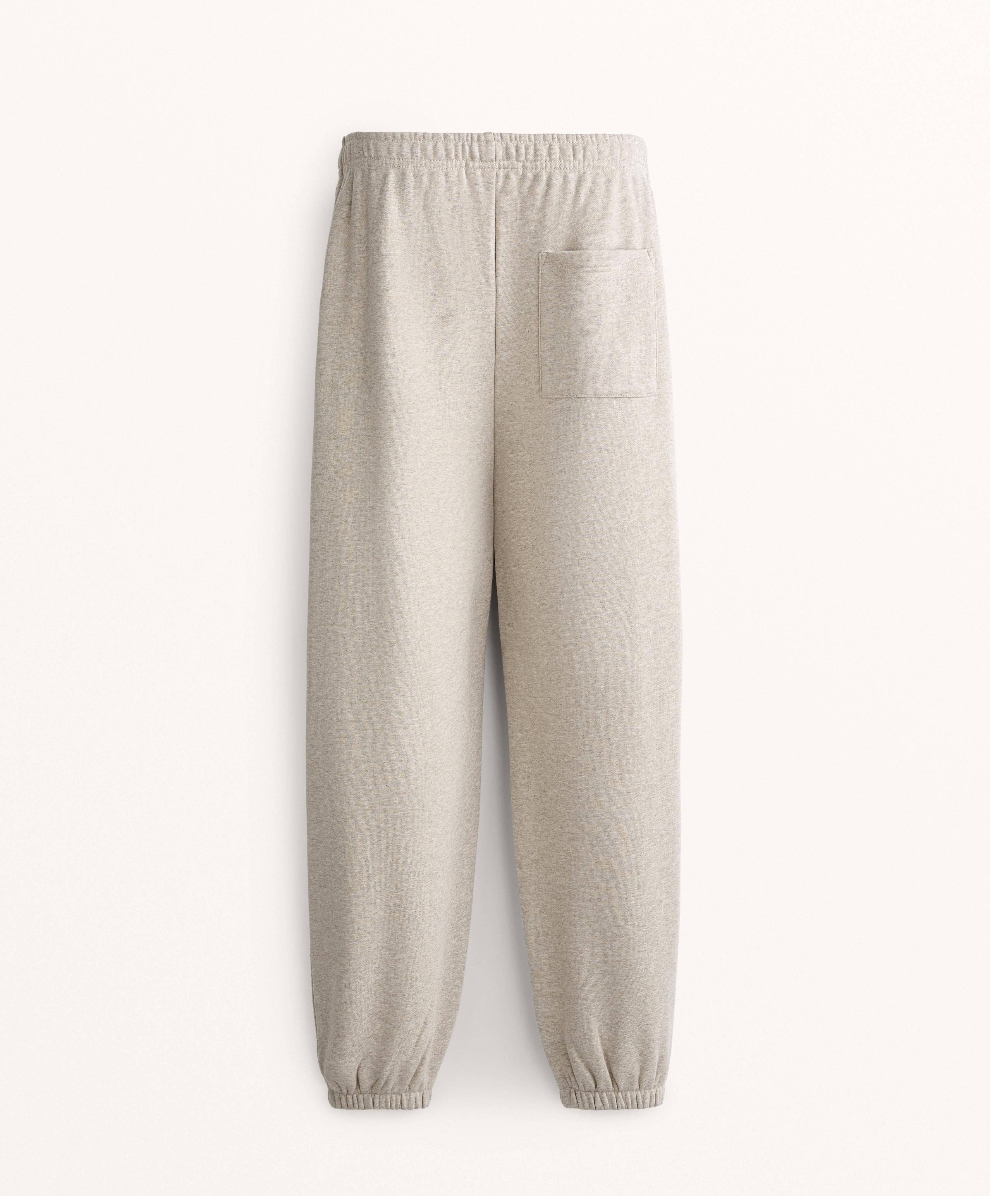 Relaxed fit cotton jogger trousers