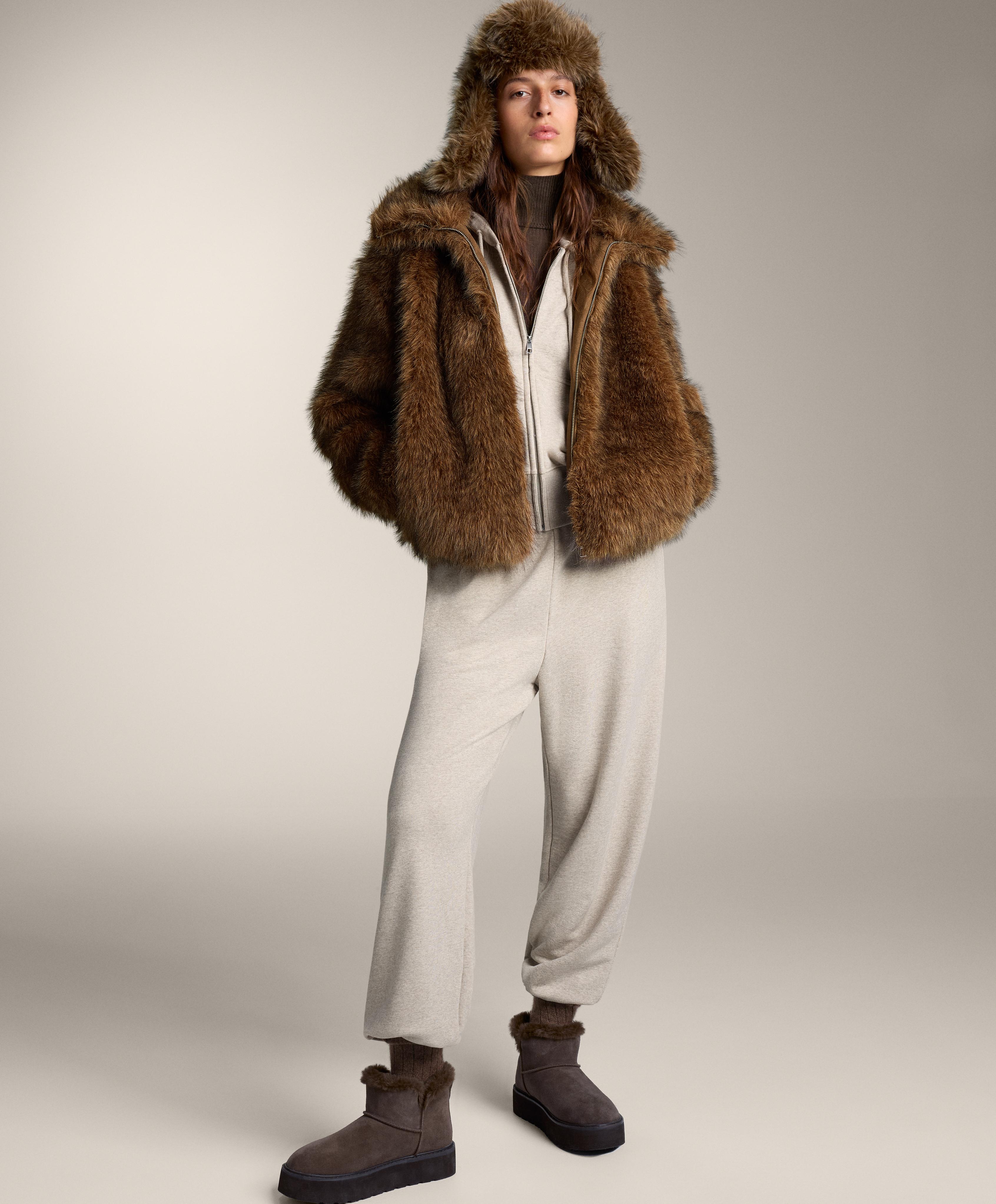 Relaxed fit cotton jogger trousers