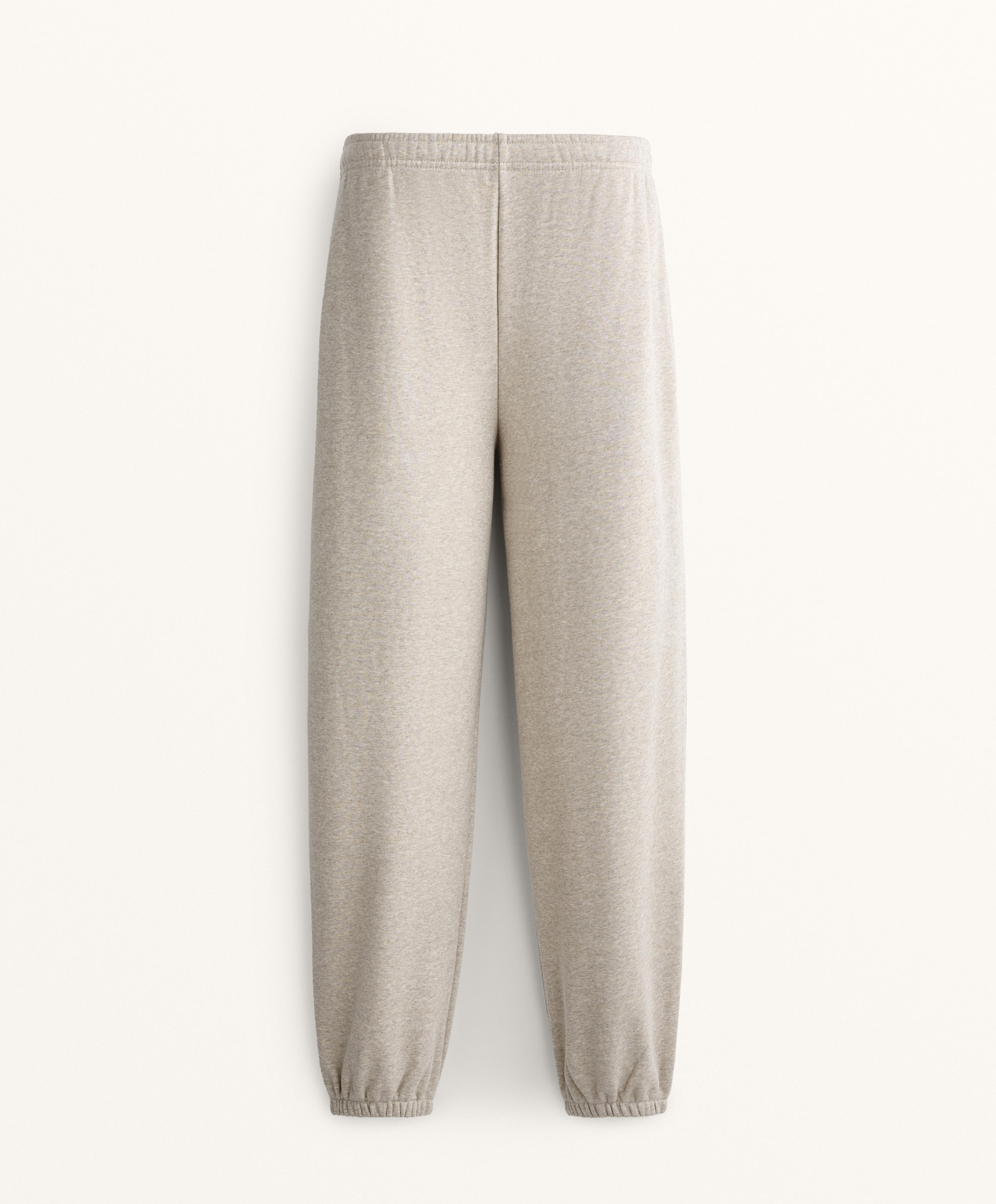Relaxed fit cotton jogger trousers