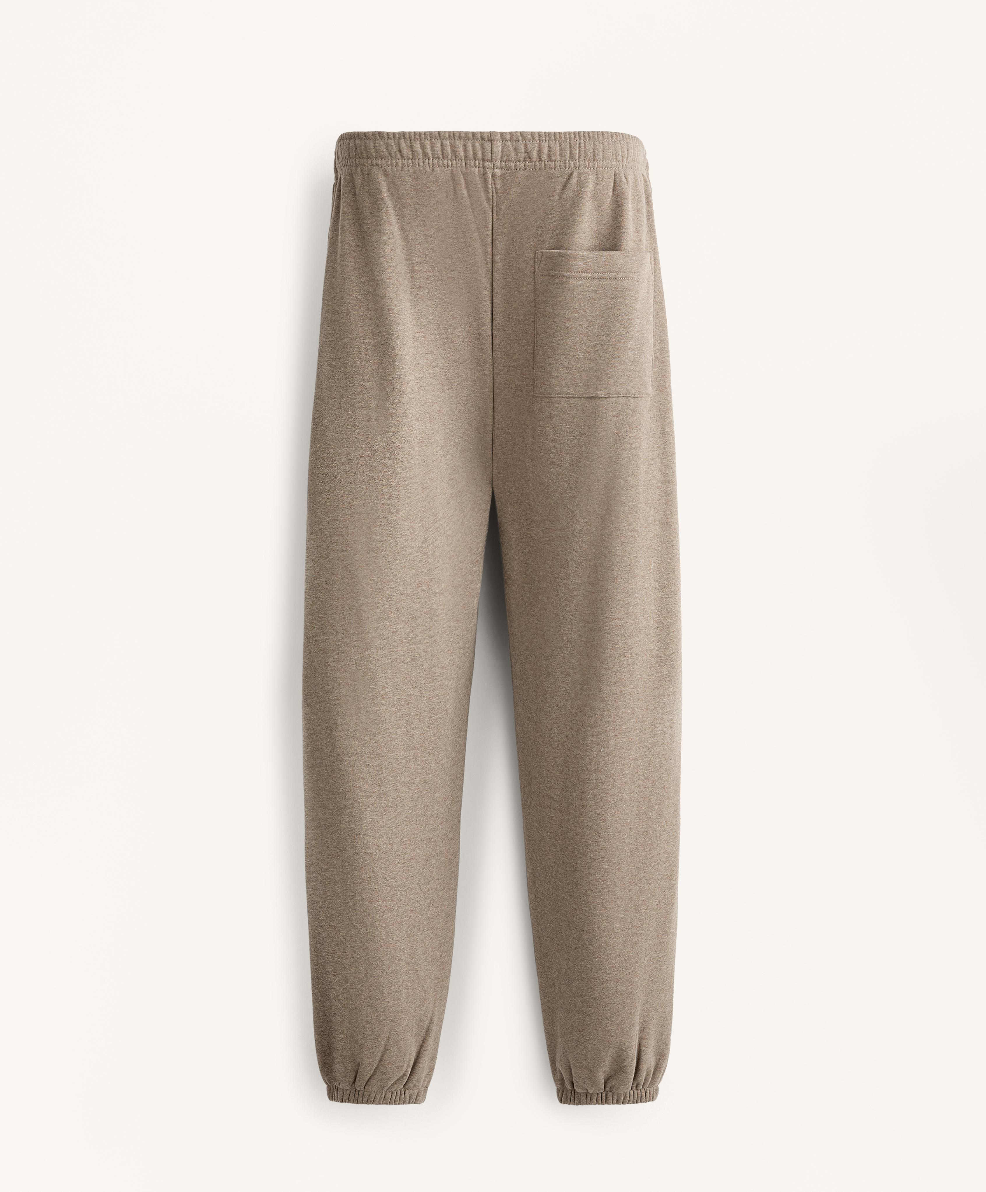 Relaxed fit cotton jogger trousers