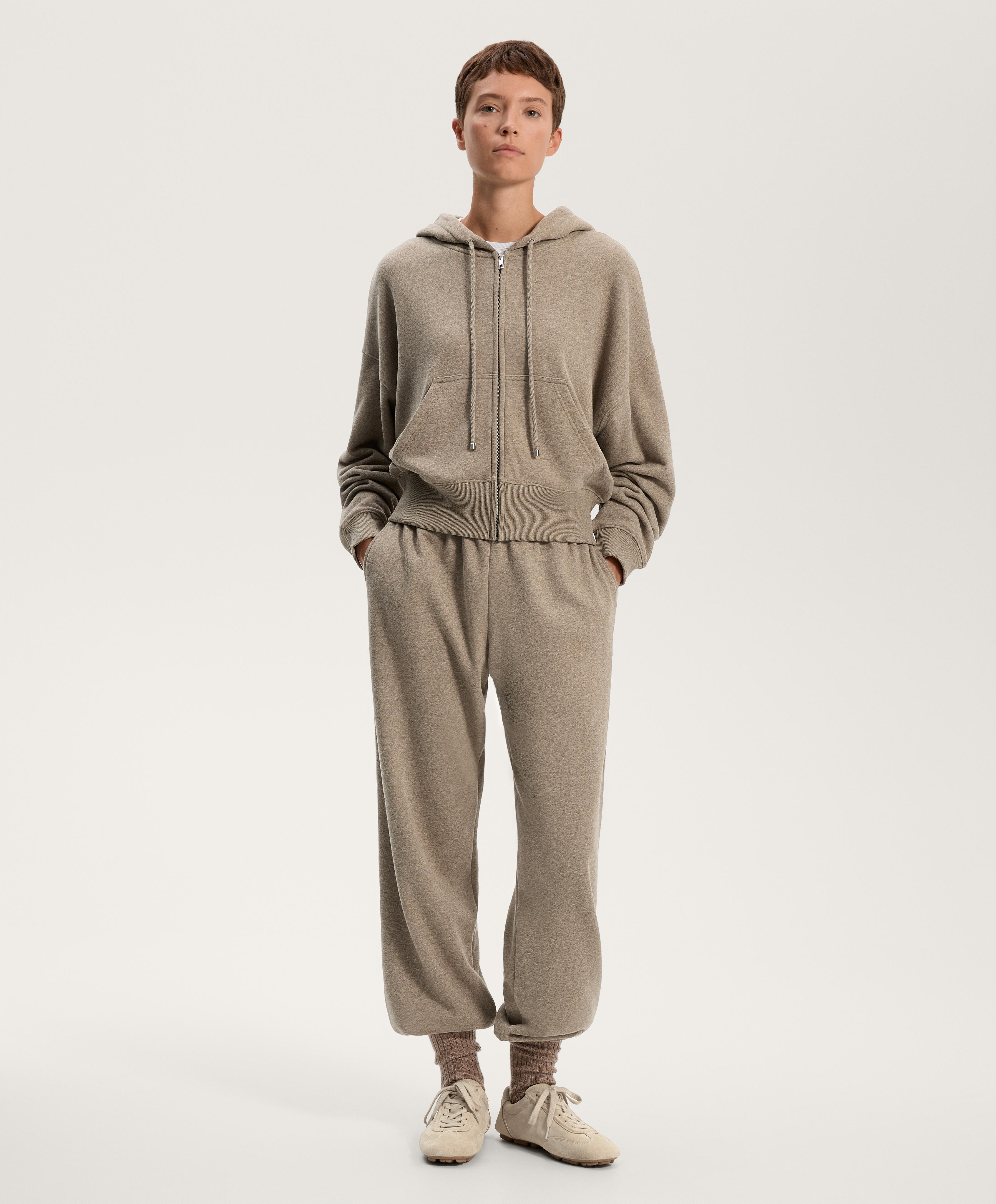 Relaxed fit cotton jogger trousers