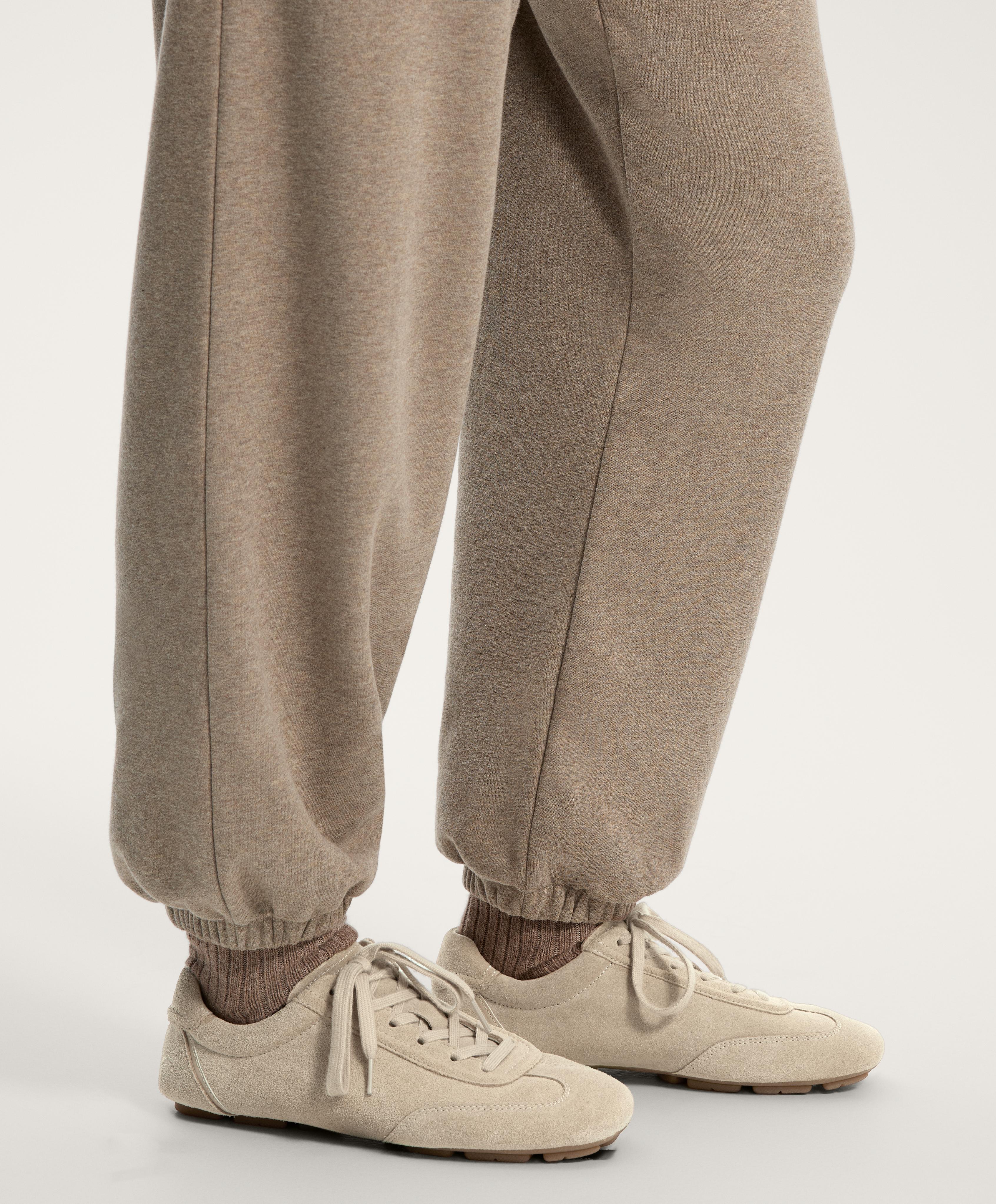 Relaxed fit cotton jogger trousers