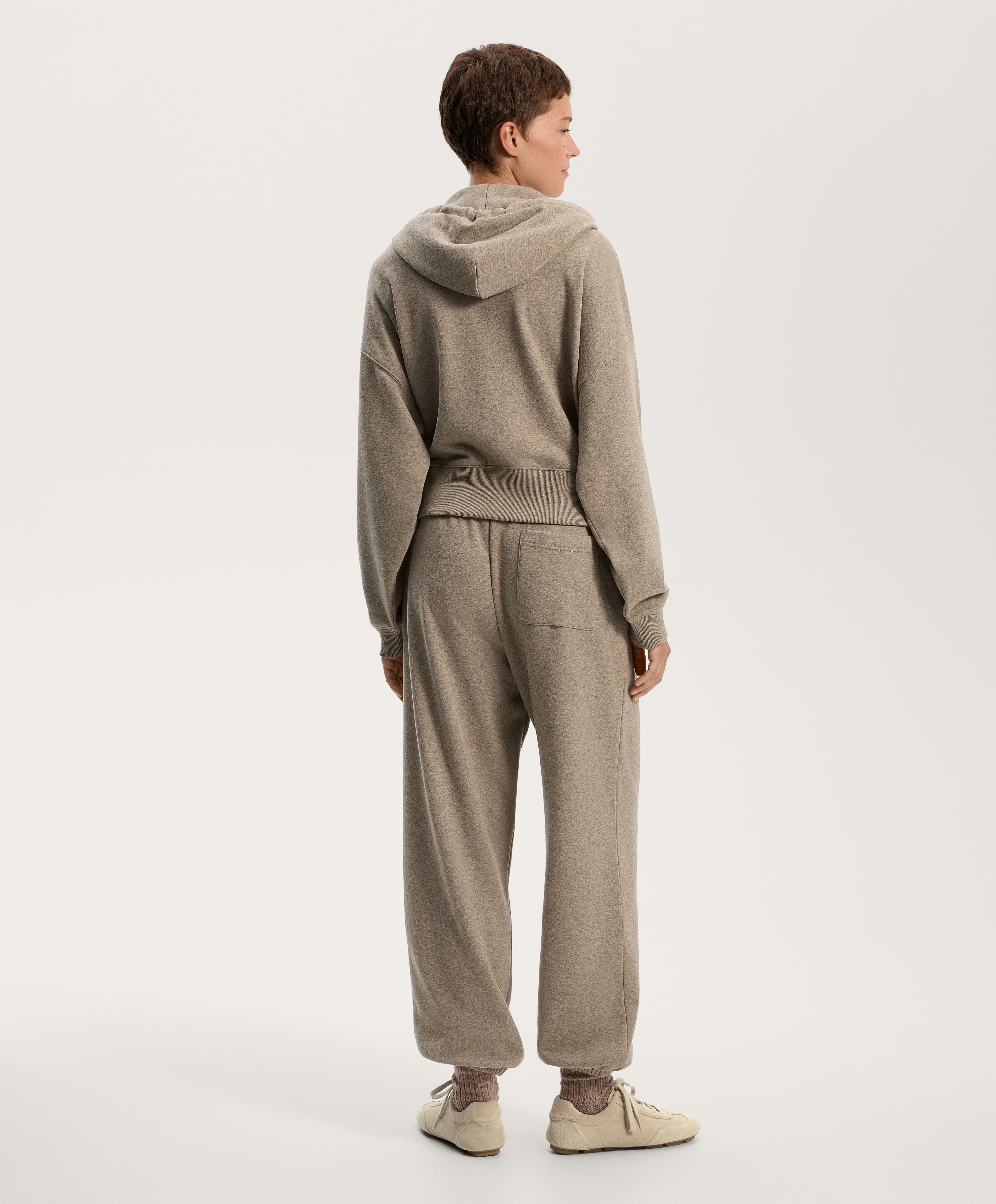 Relaxed fit cotton jogger trousers