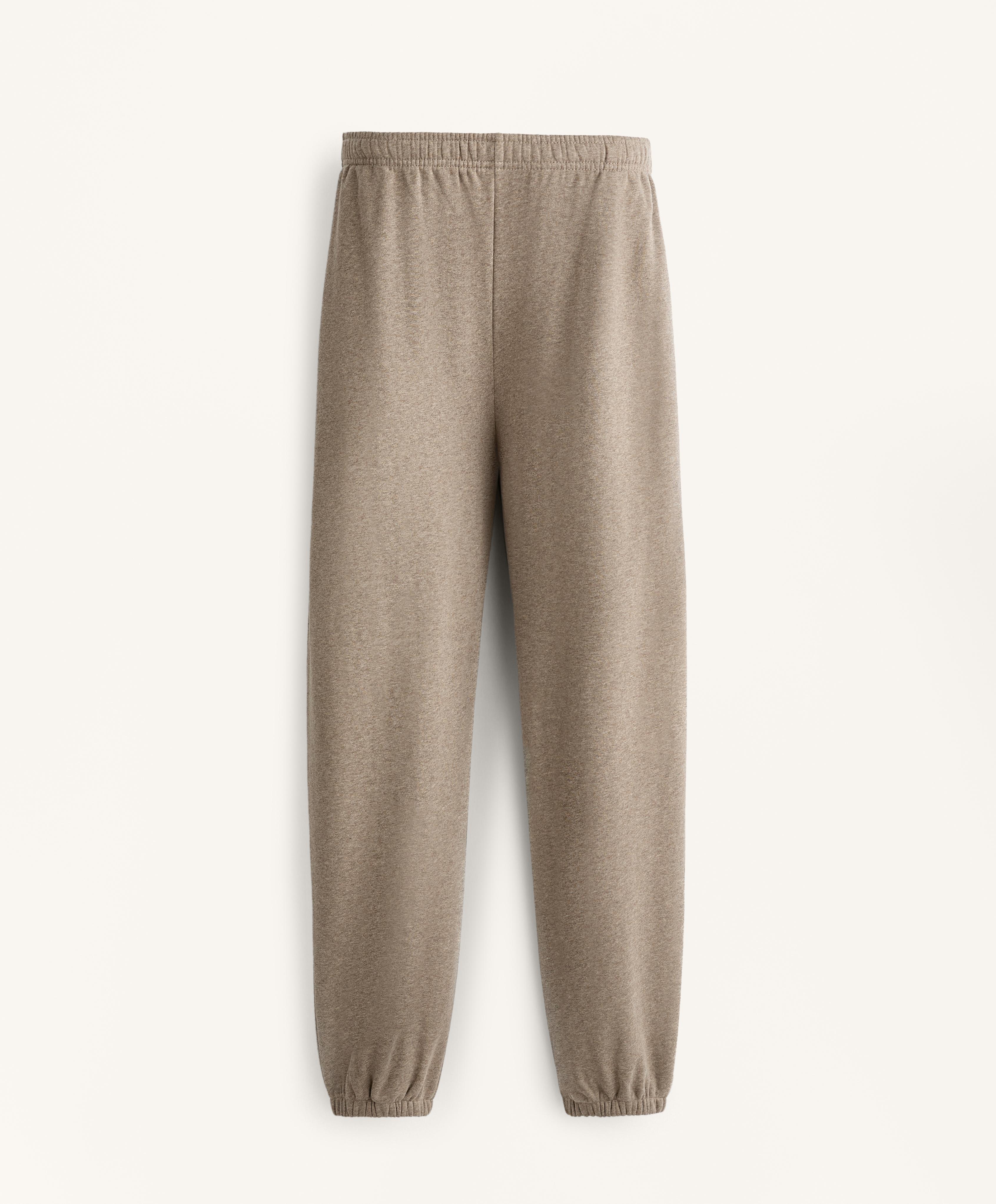 Relaxed fit cotton jogger trousers