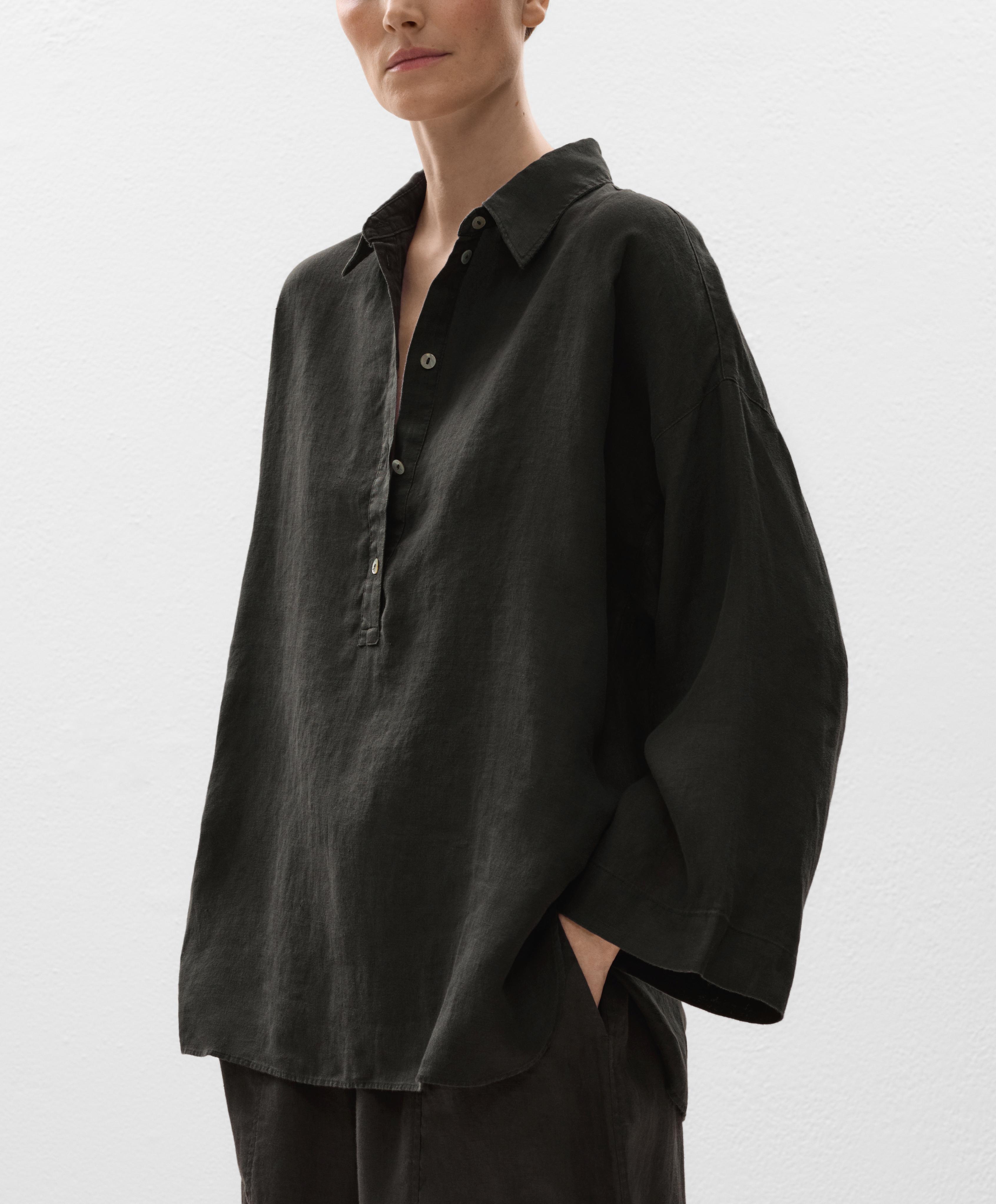 Oversize shirt in 100% linen 3 Oversize shirt in 100% linen