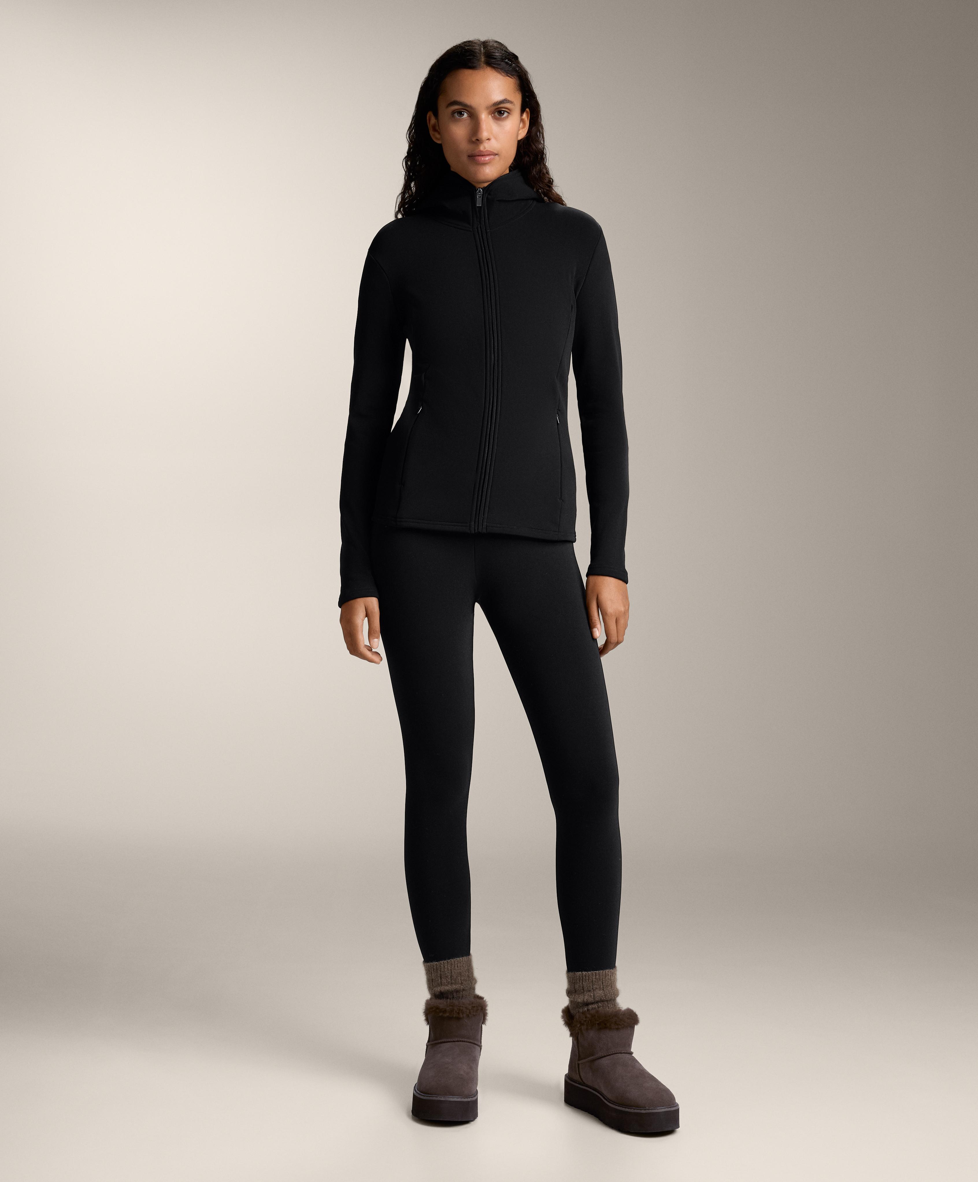 Ankle-length high-rise super-extra-warm seamless 70cm leggings