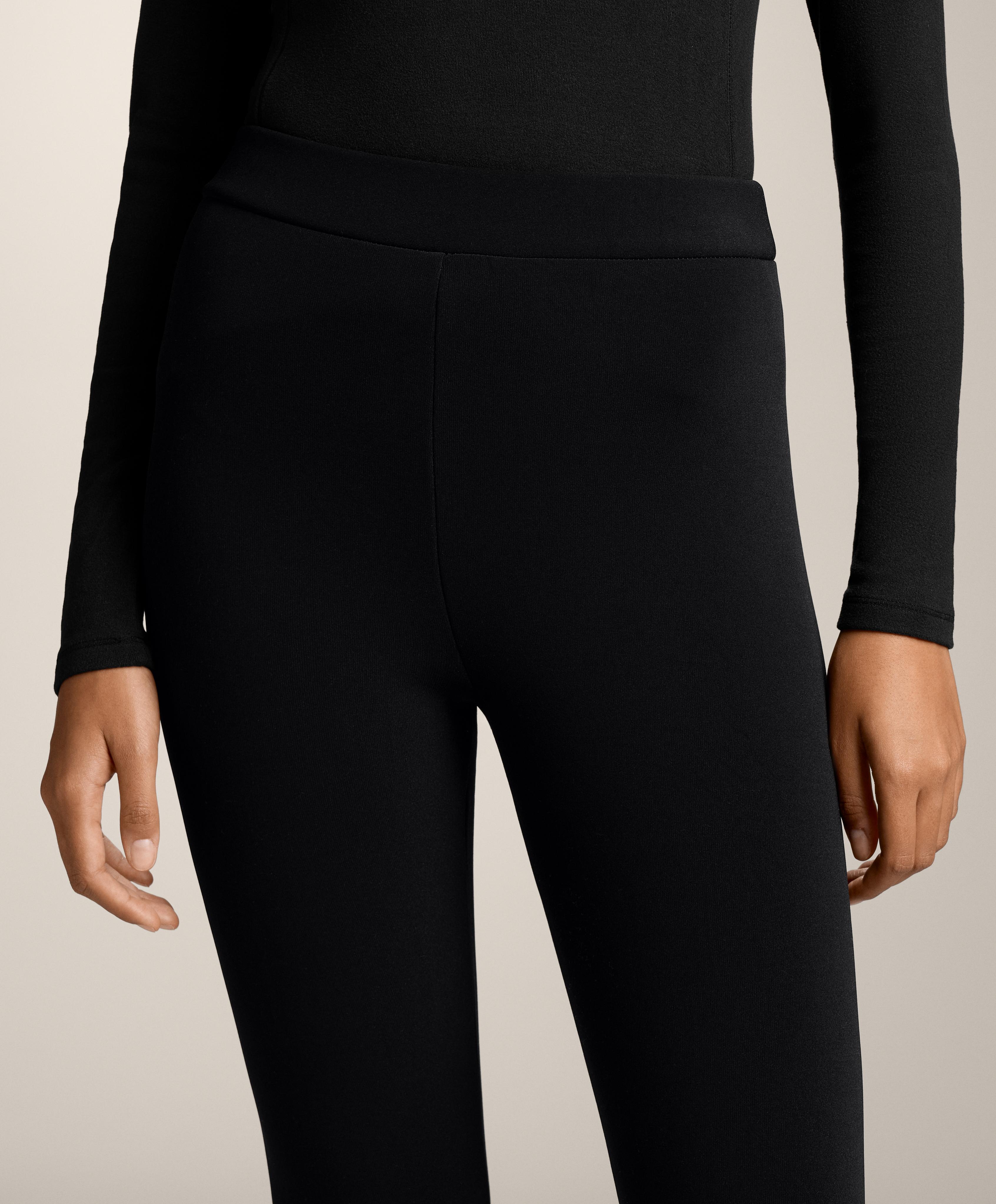 Ankle-length high-rise super-extra-warm seamless 70cm leggings