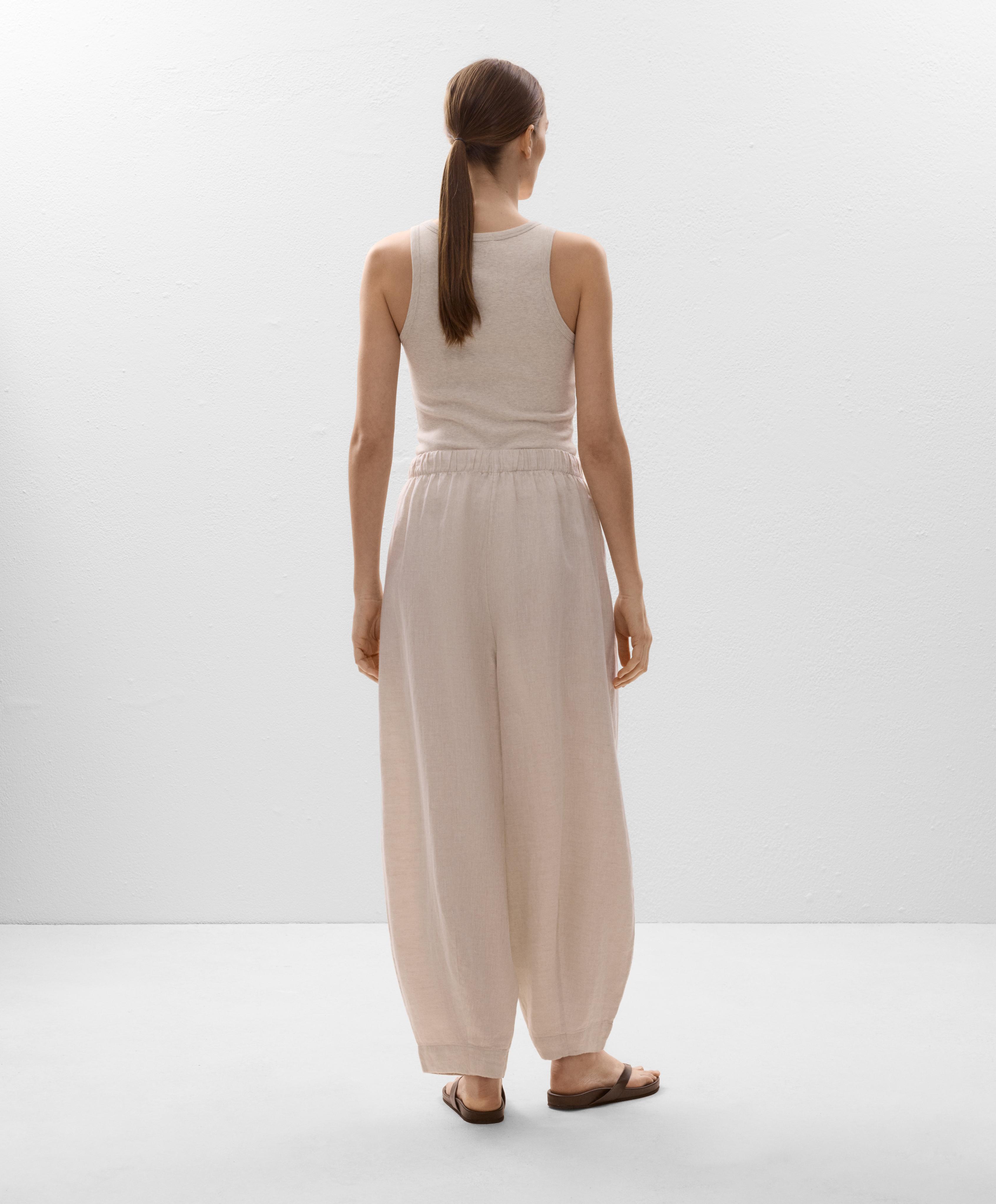 100% Linen balloon leg trousers 5 100% Linen balloon leg trousers