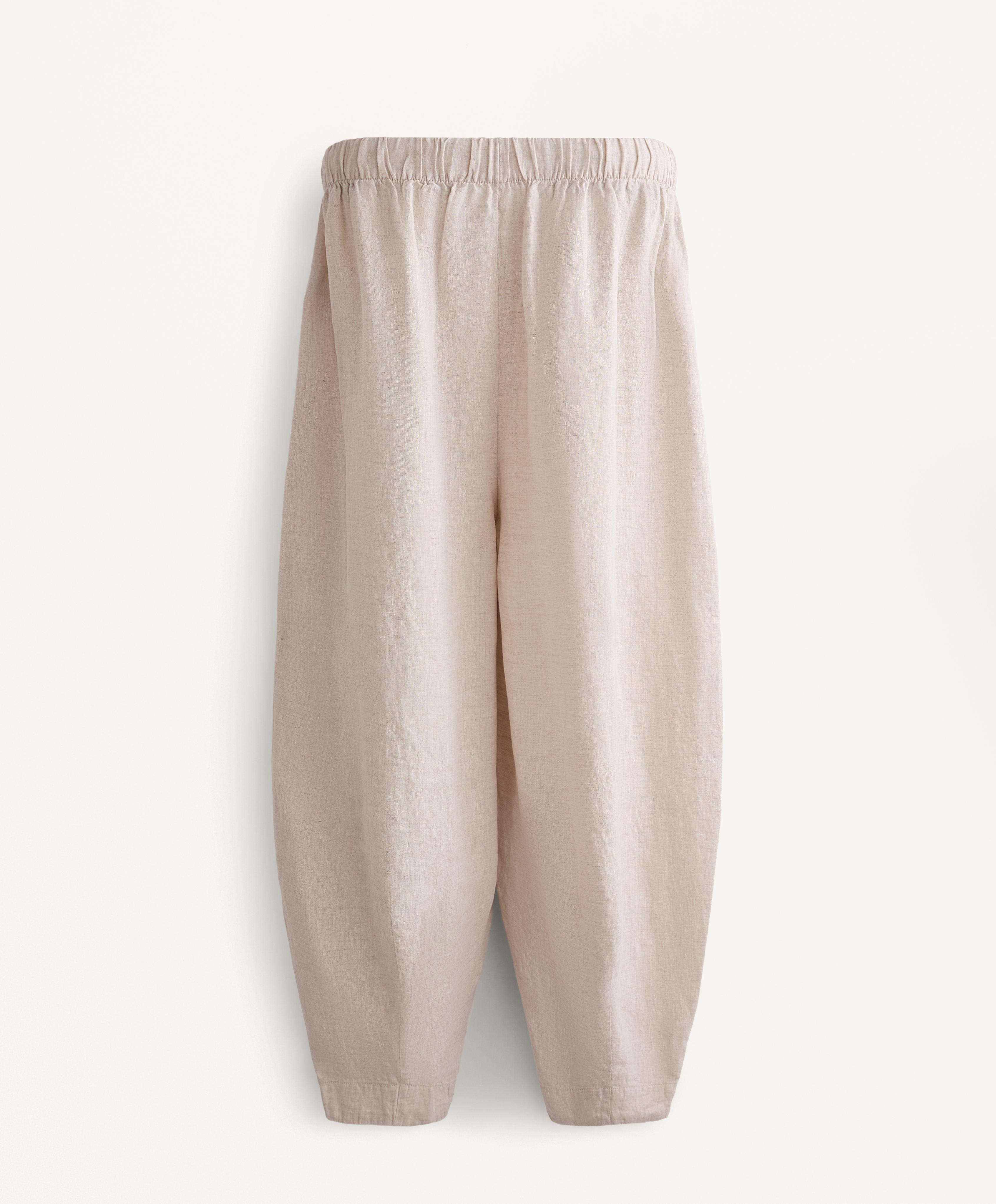100% Linen balloon leg trousers 7 100% Linen balloon leg trousers