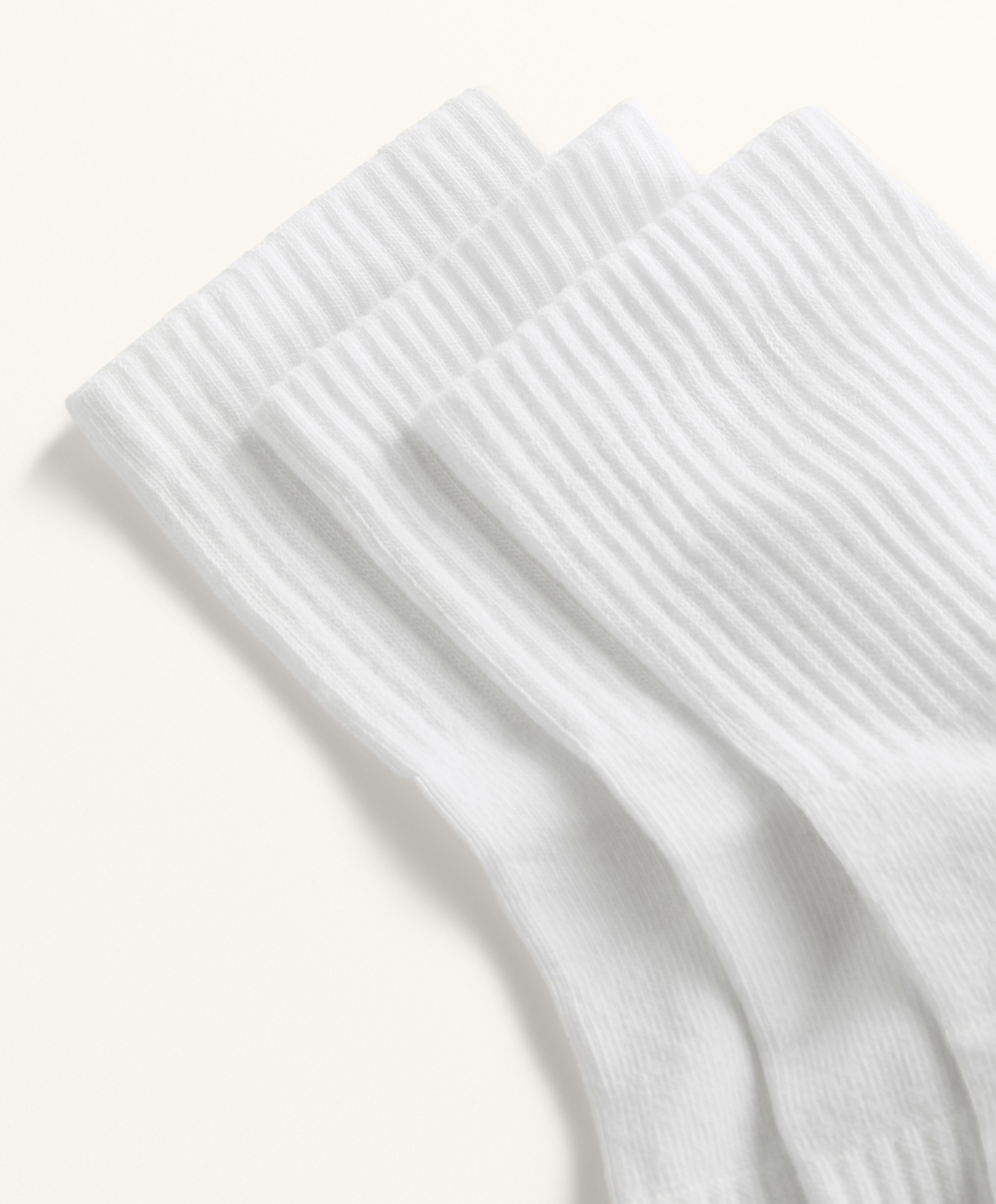 3 pairs of cotton blend quarter sports socks 6 3 pairs of cotton blend quarter sports socks