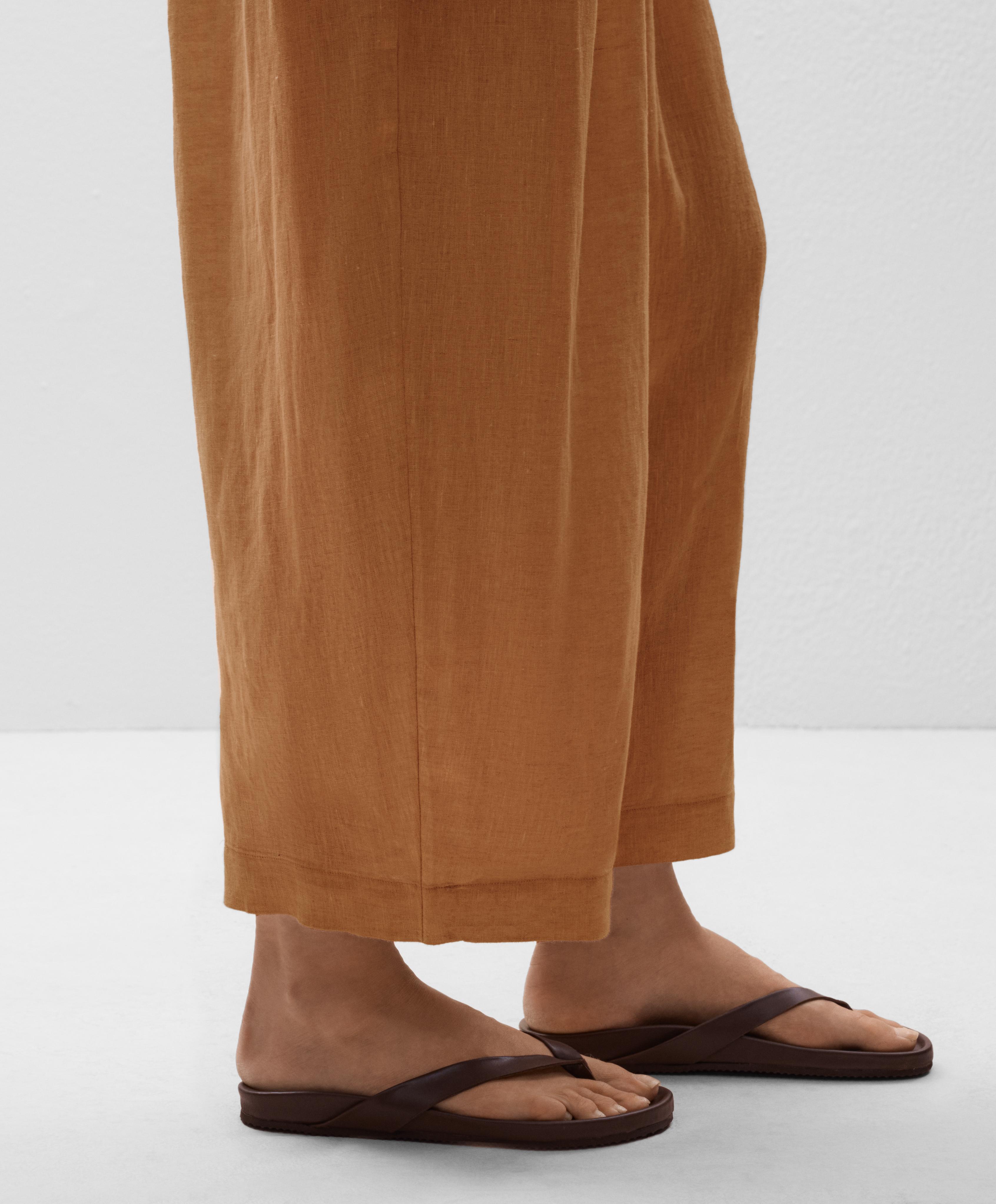 100% Linen Crop Balloon Trousers 4 100% Linen Crop Balloon Trousers