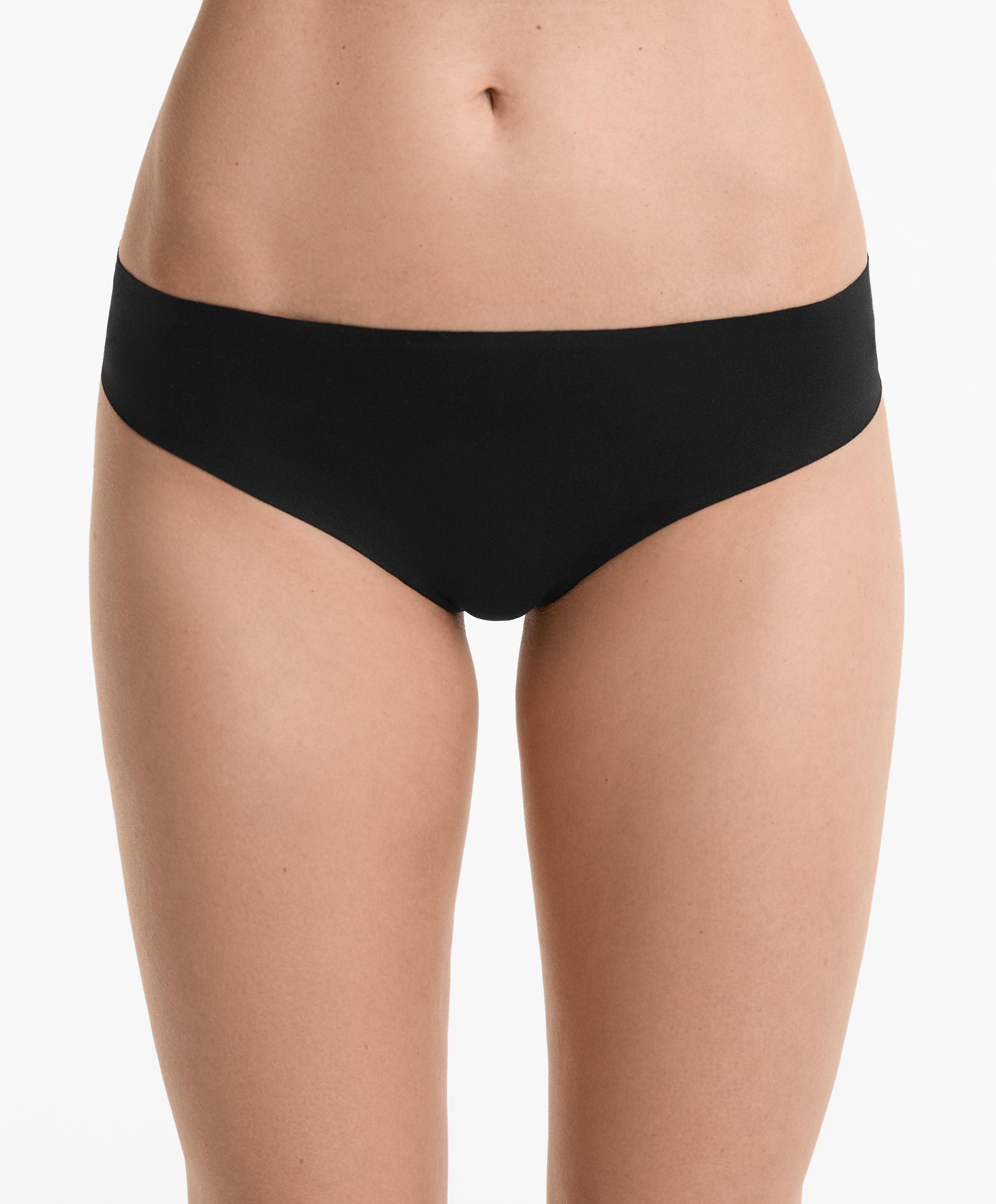 3 seamless polyamide blend invisible bikini briefs
