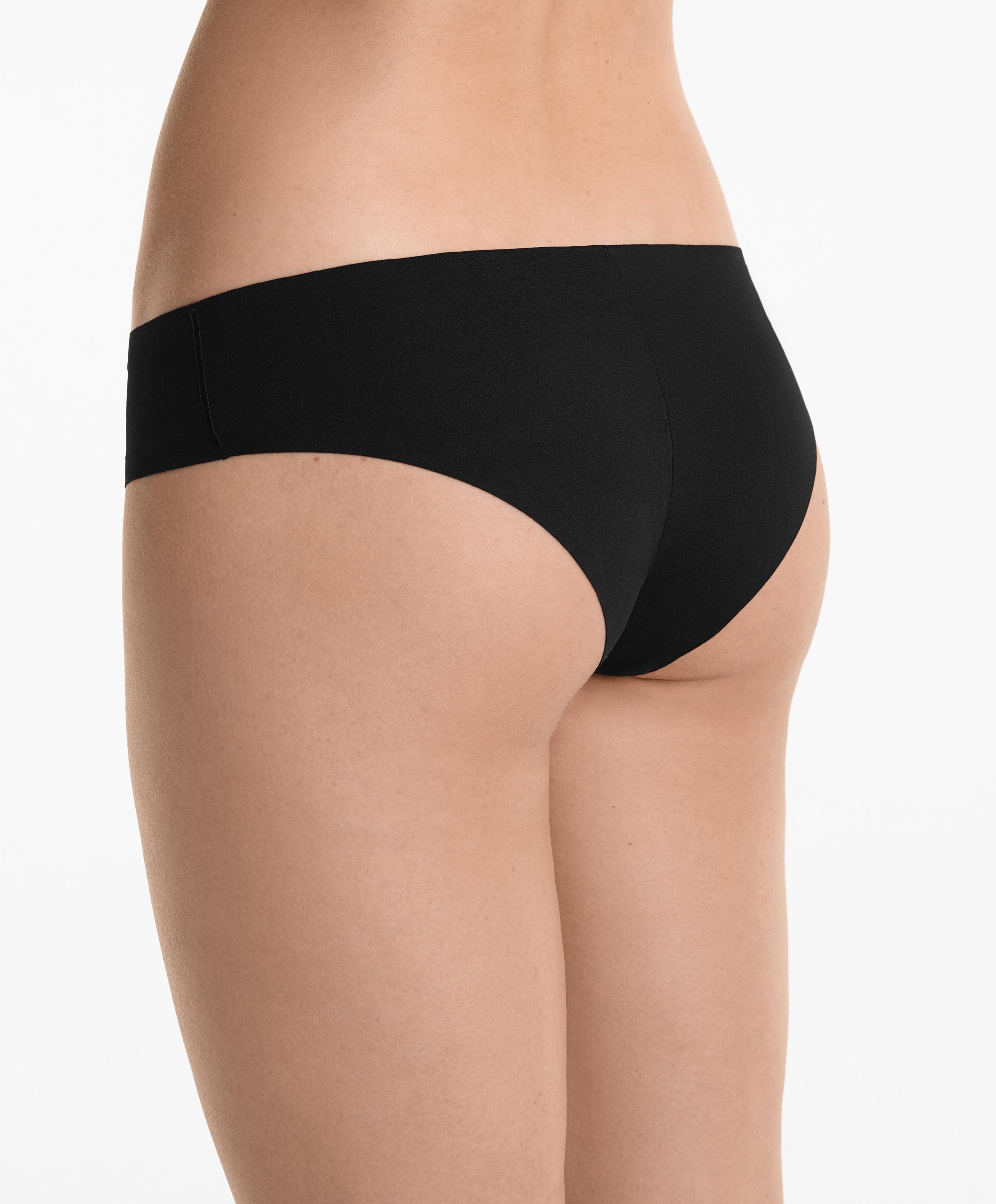 3 seamless polyamide blend invisible bikini briefs
