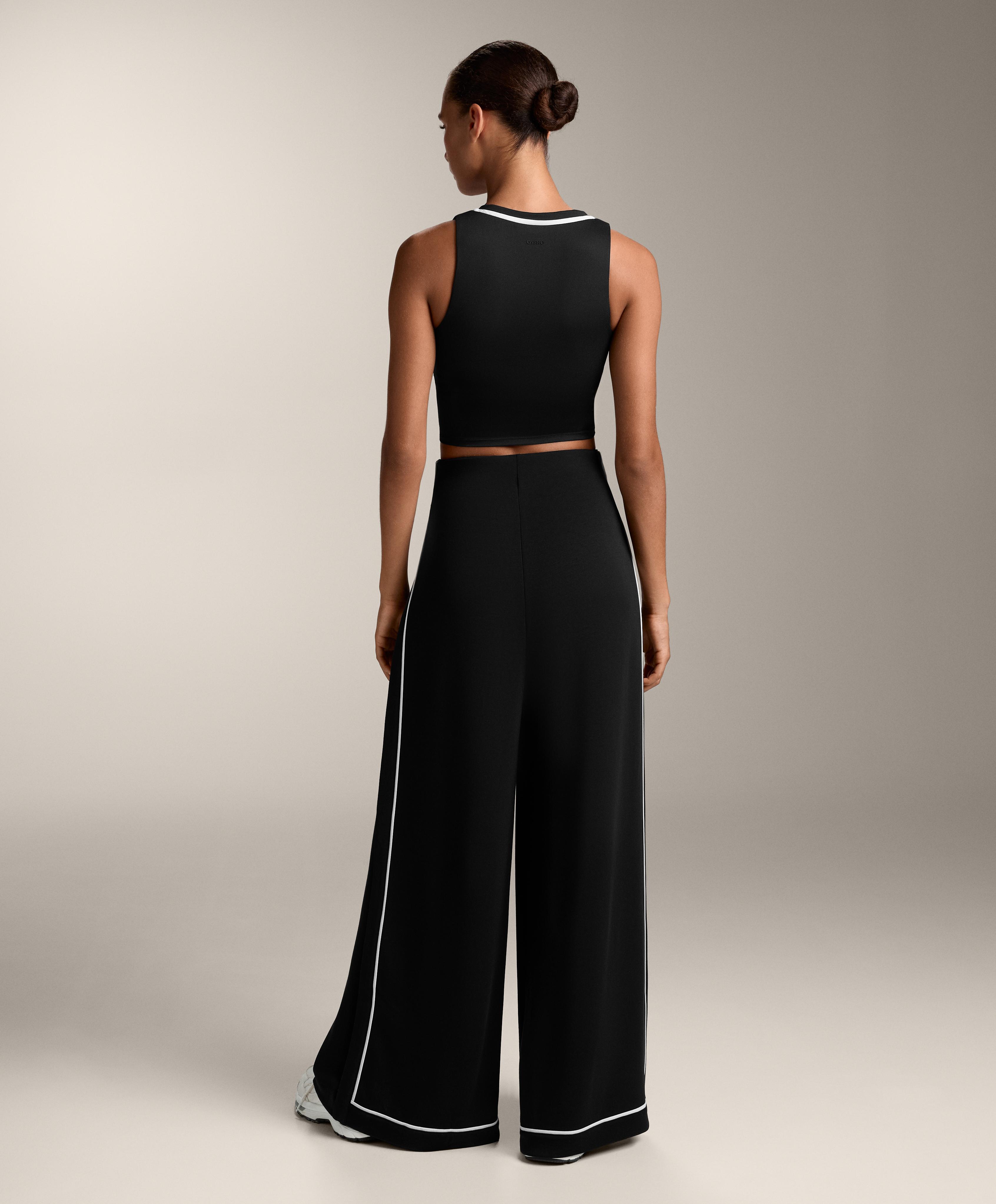 Soft-touch modal trousers with contrast pleats 6 Soft-touch modal trousers with contrast pleats