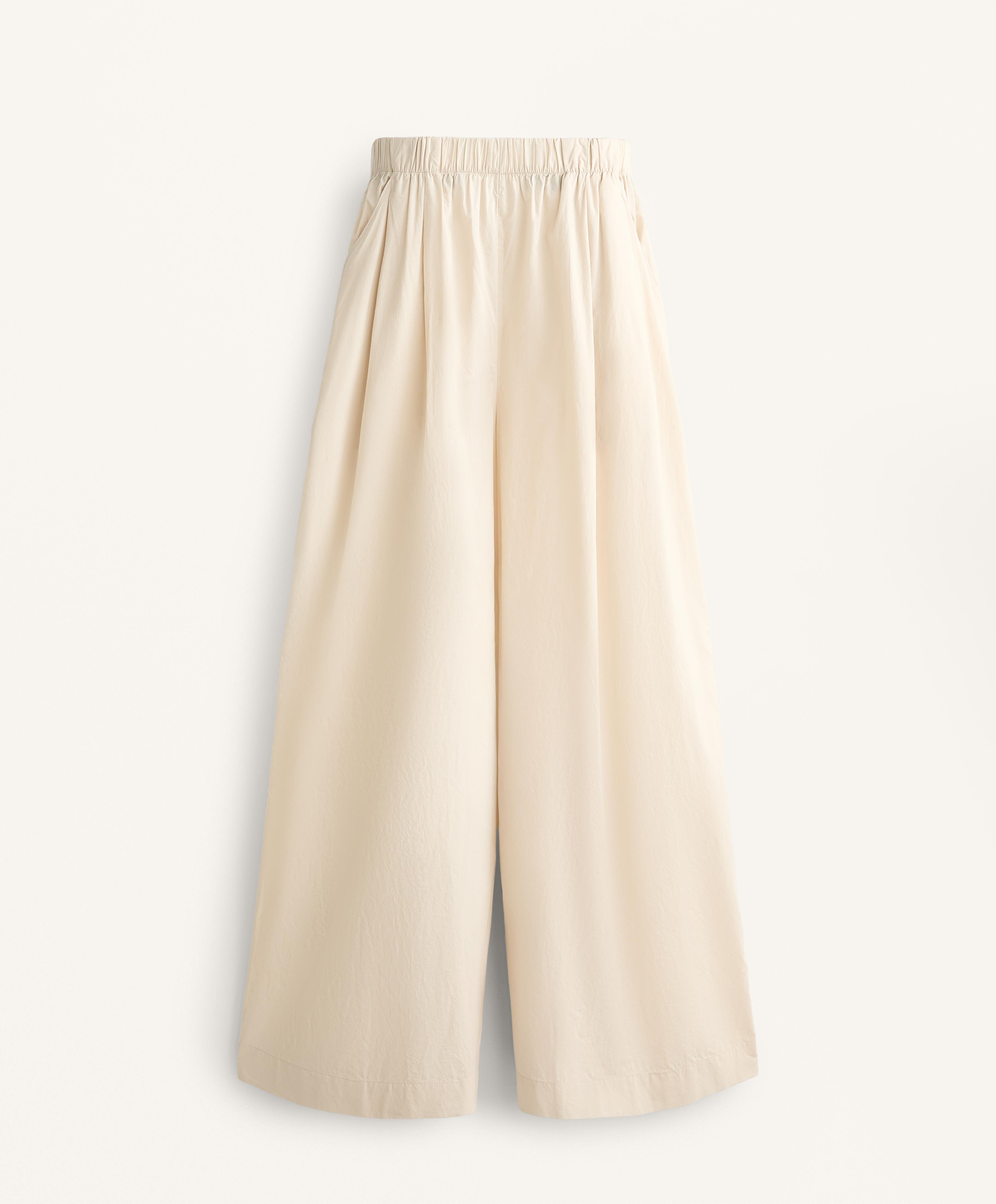 100% cotton poplin wide-leg trousers 6 100% cotton poplin wide-leg trousers