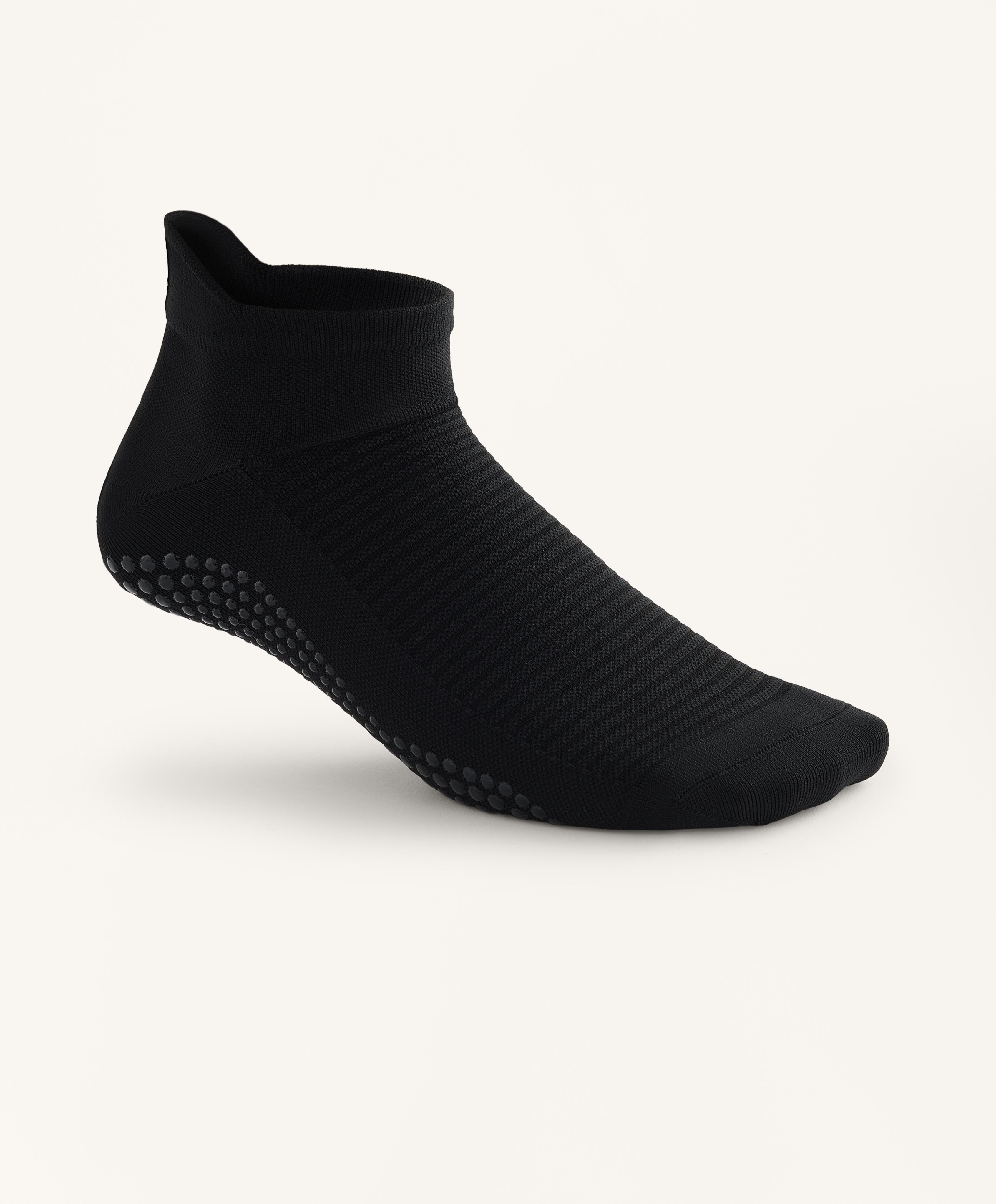 2 pairs of polyamide blend yoga and pilates sneaker socks