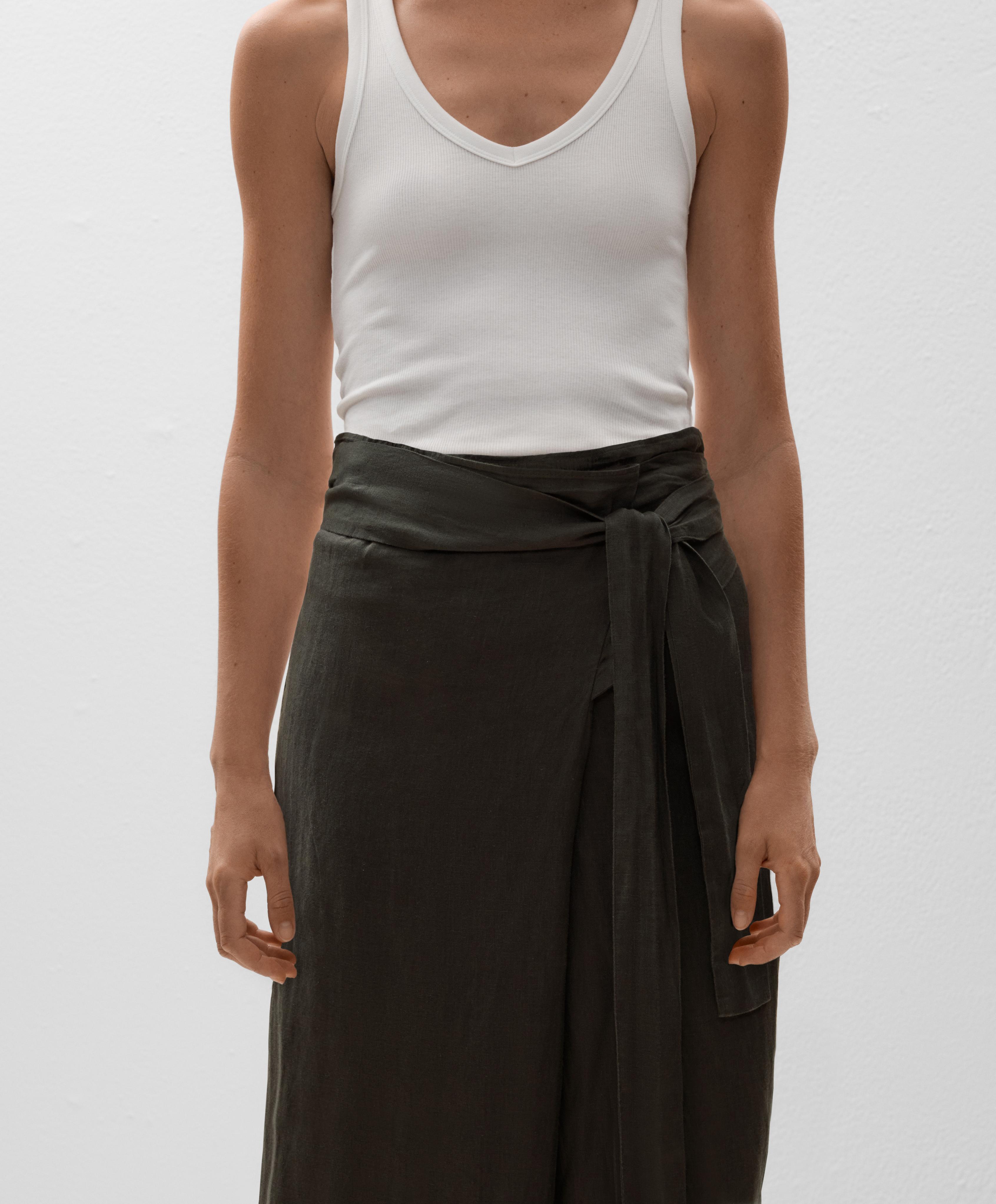 100% linen crossover balloon trousers 3 100% linen crossover balloon trousers