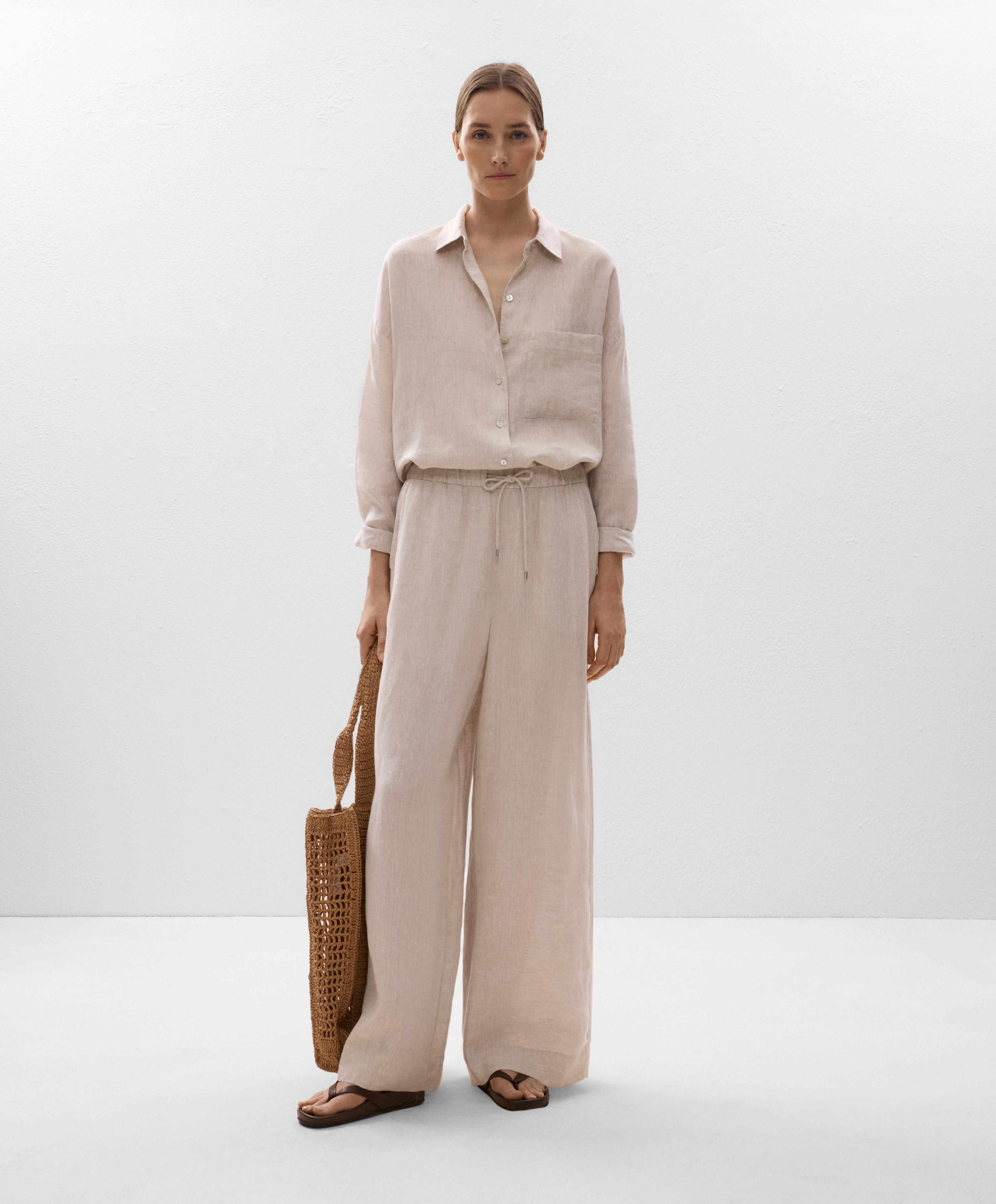 100% linen relaxed shirt 4 100% linen relaxed shirt