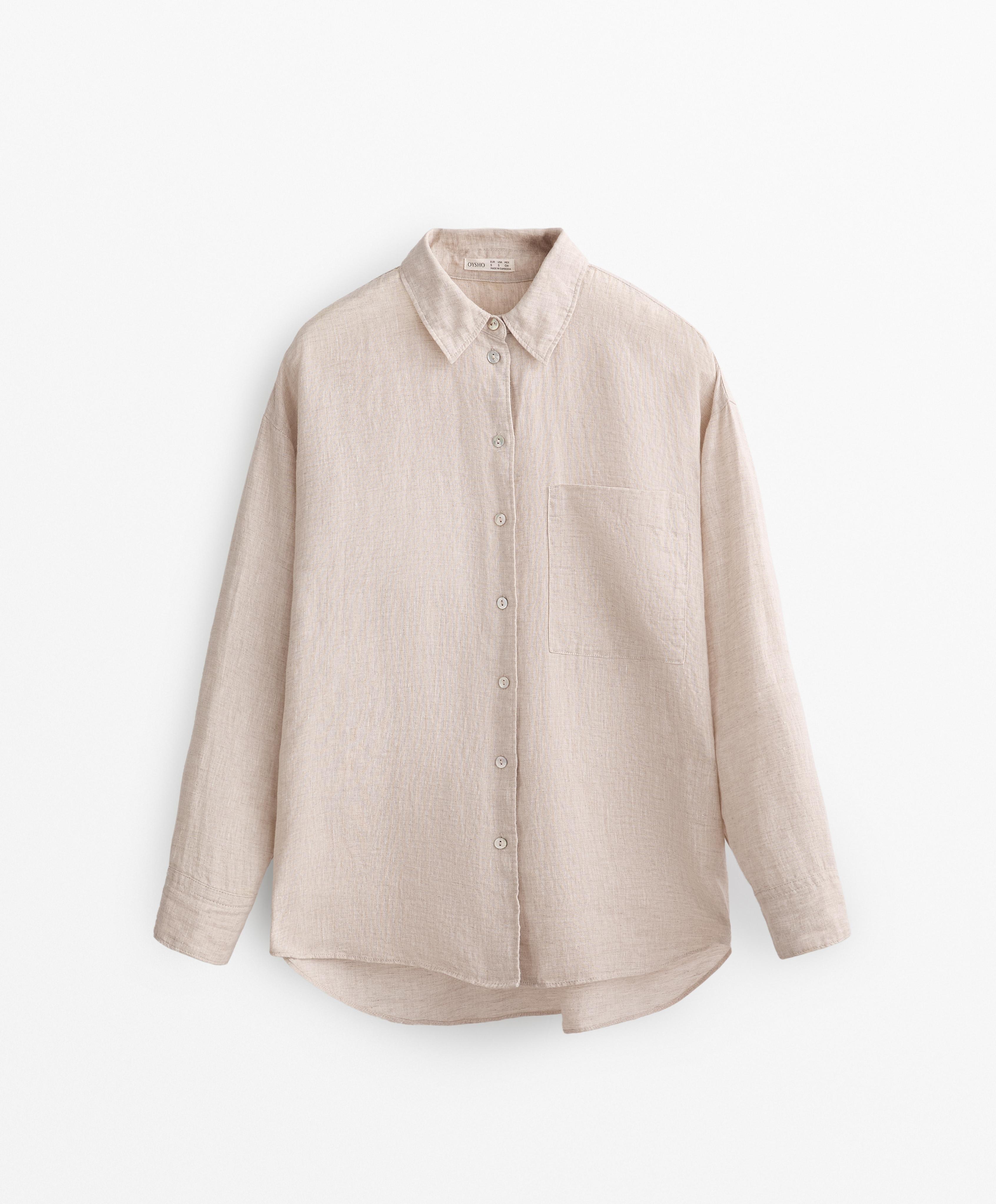 100% linen relaxed shirt 6 100% linen relaxed shirt