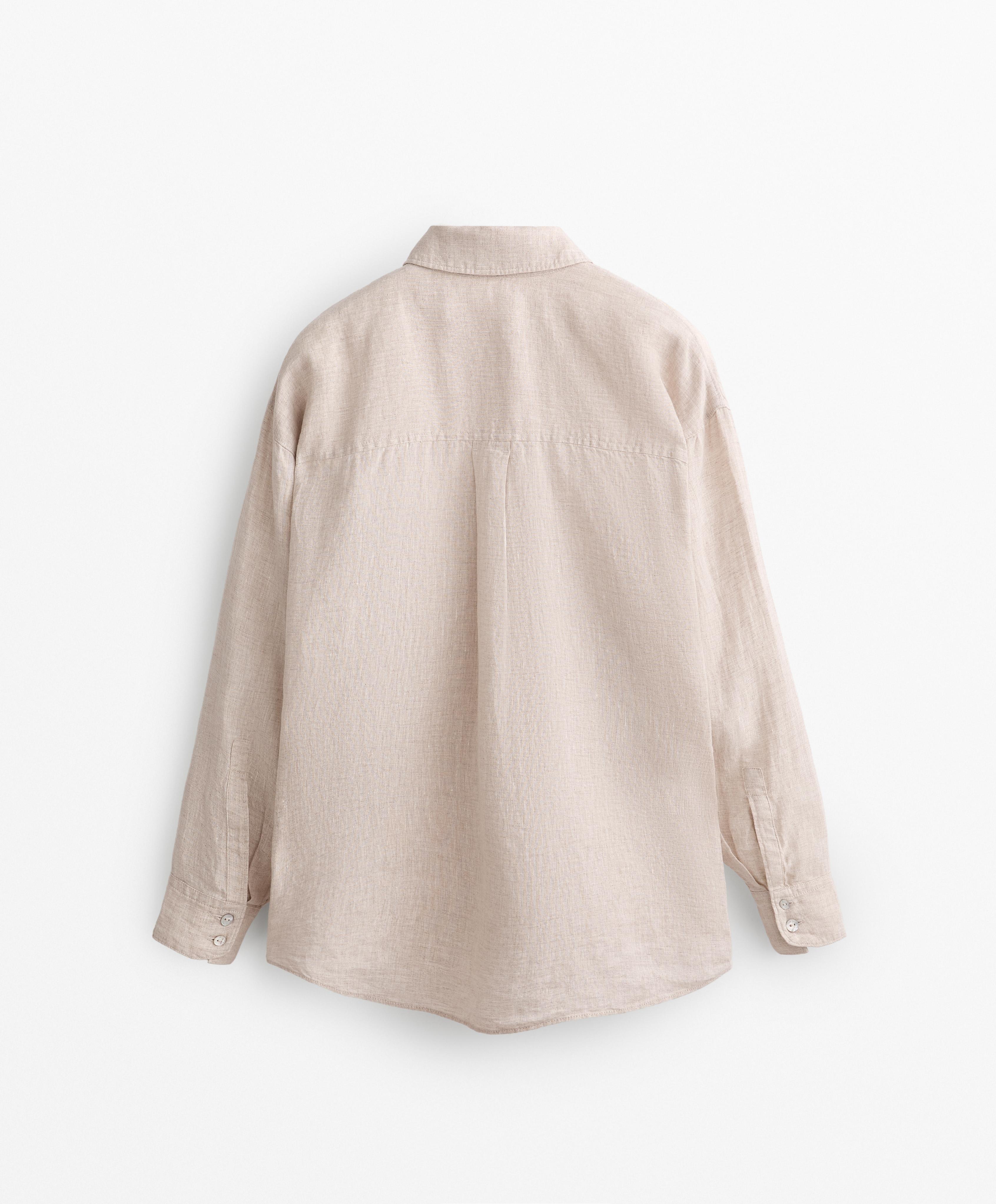 100% linen relaxed shirt 7 100% linen relaxed shirt