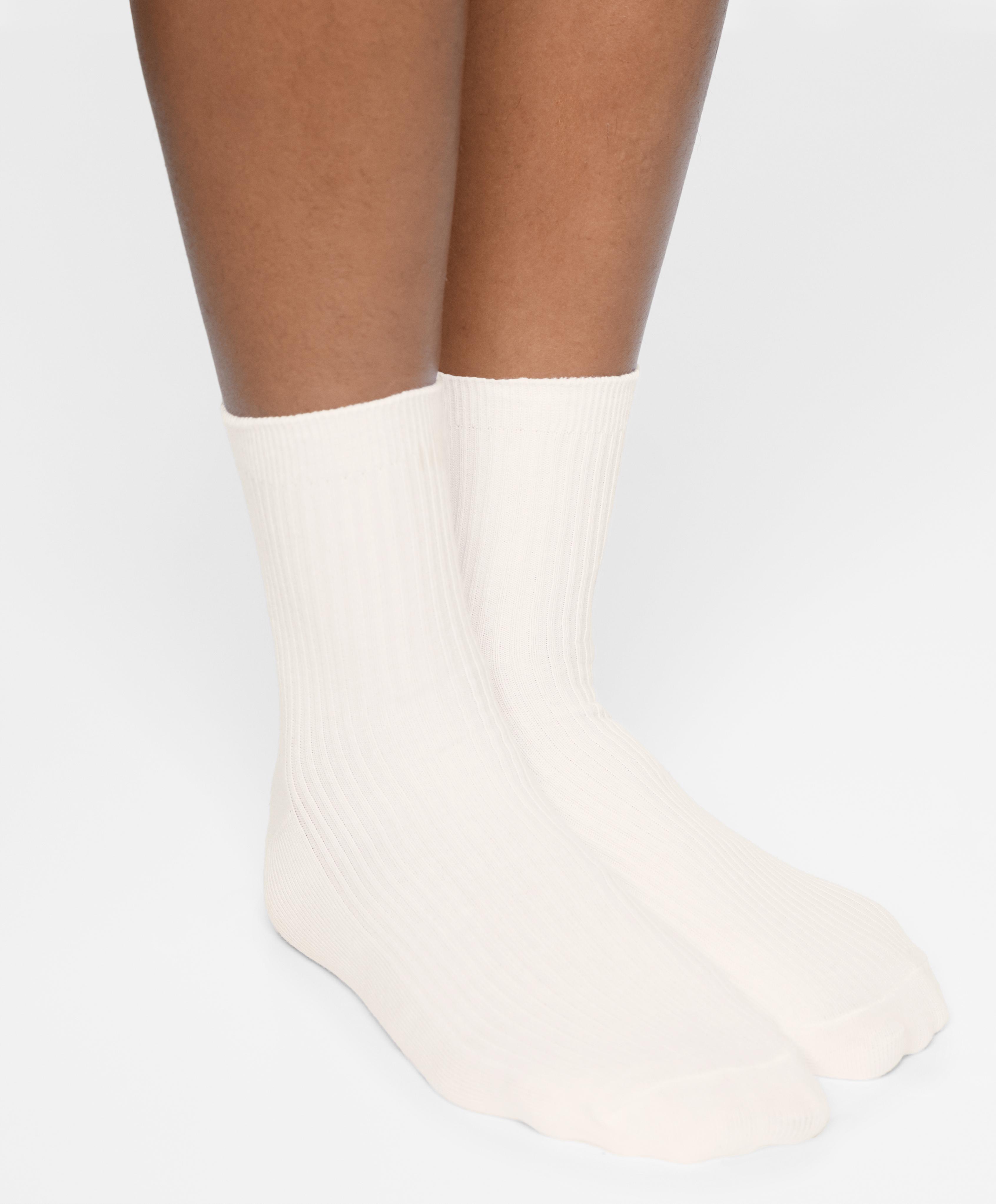 5 pairs of quarter length mixed cotton socks
