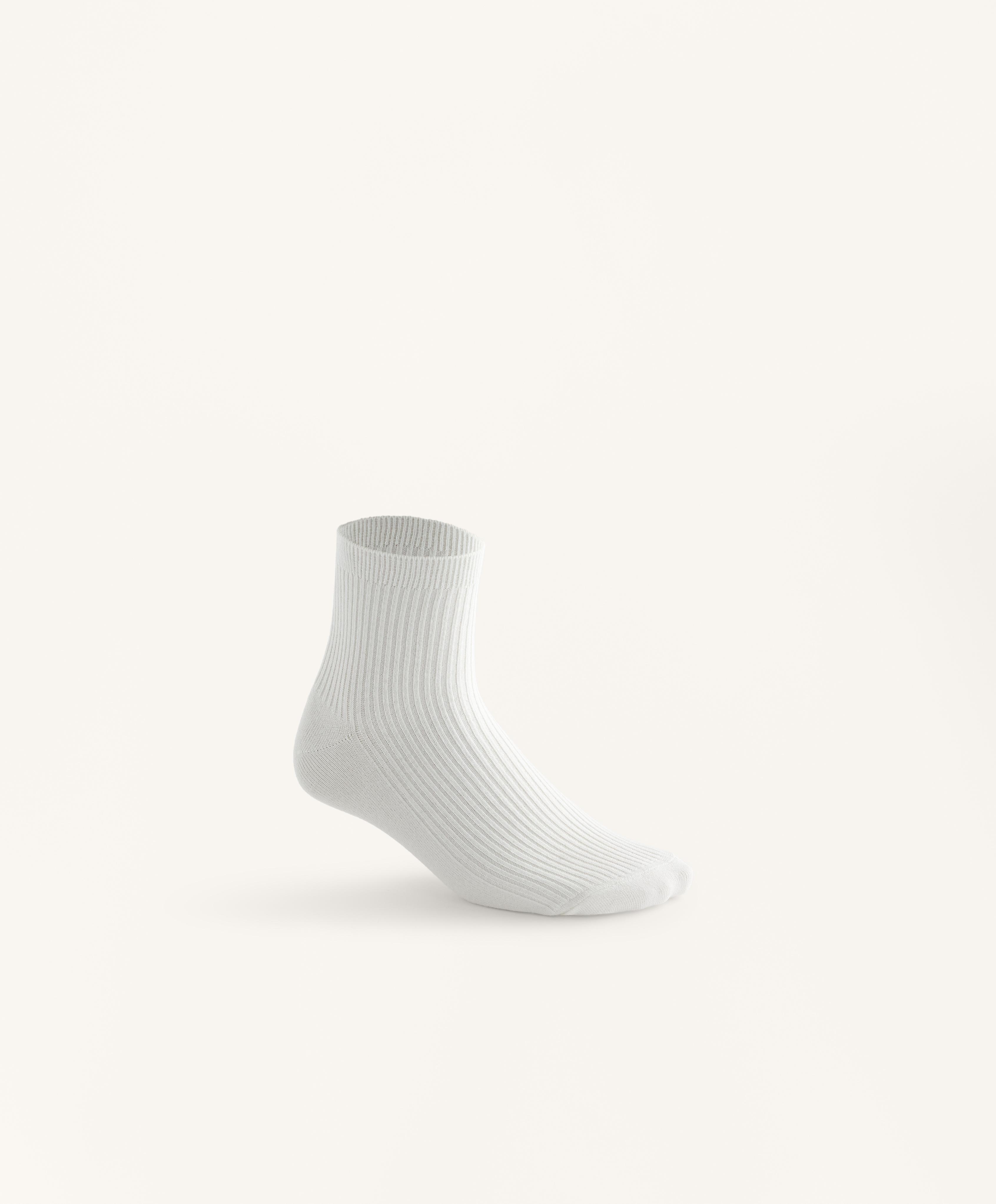 5 pairs of quarter length mixed cotton socks
