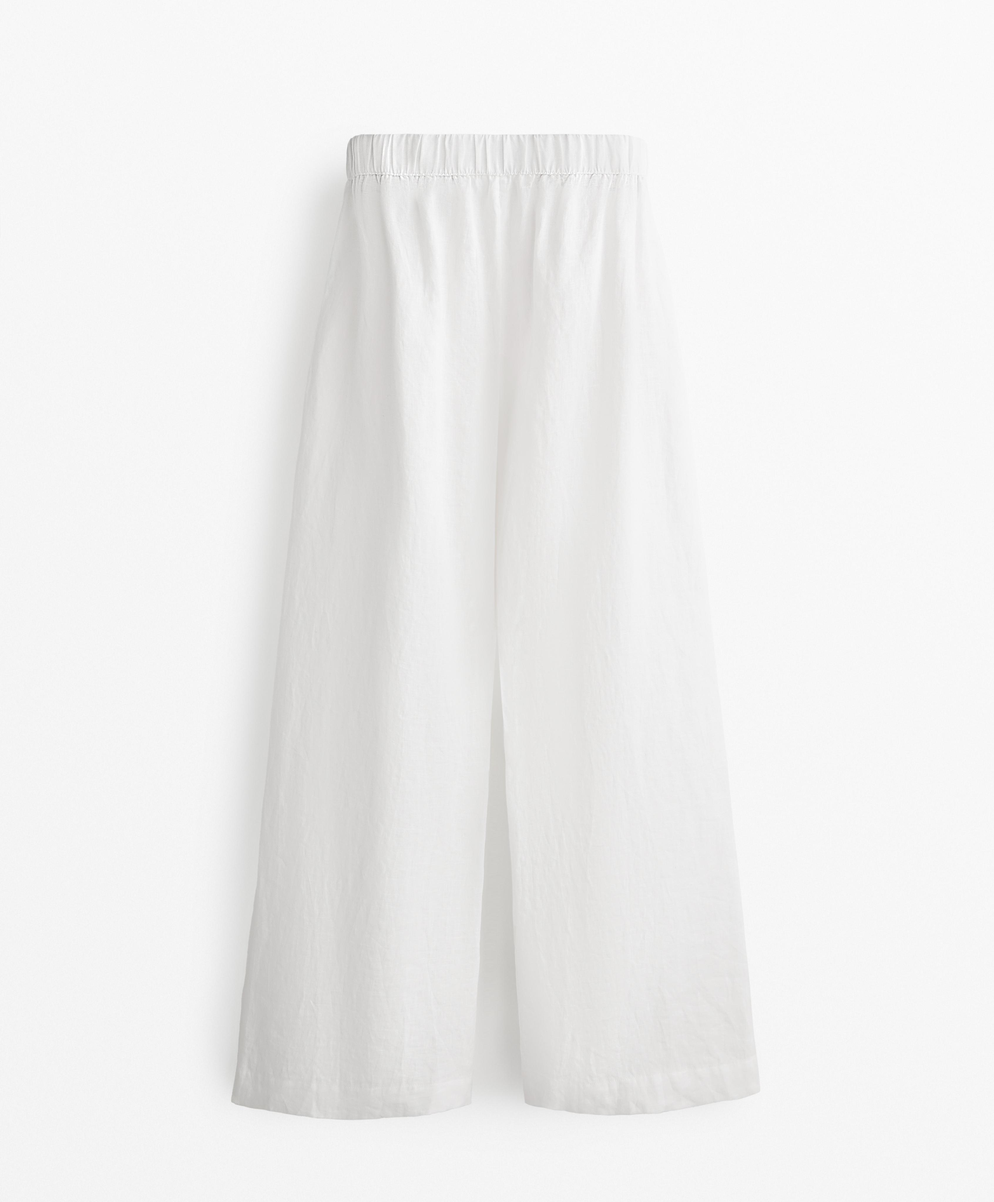 100% linen wide-leg trousers 6 100% linen wide-leg trousers