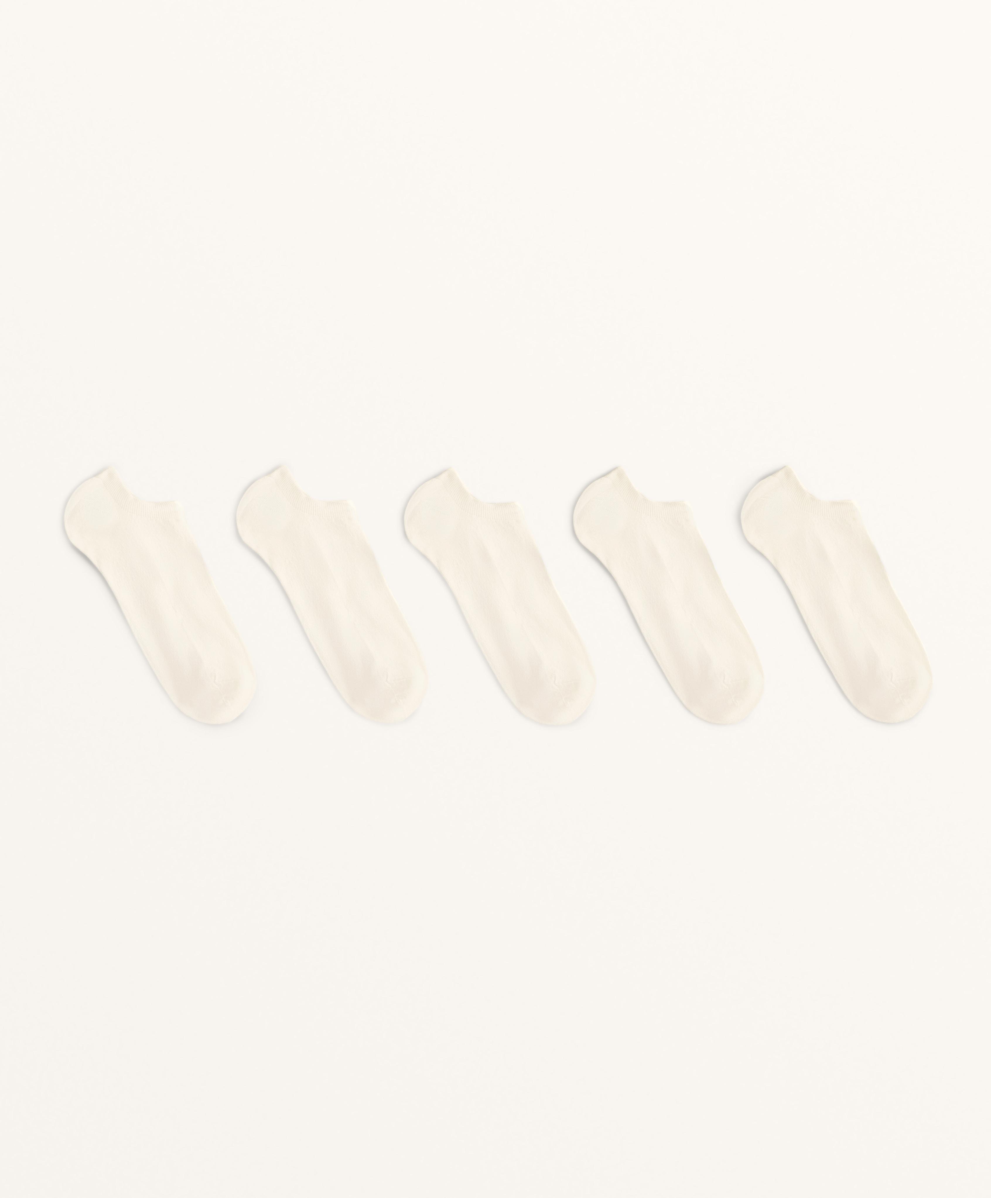 5 pairs of cotton blend trainer socks