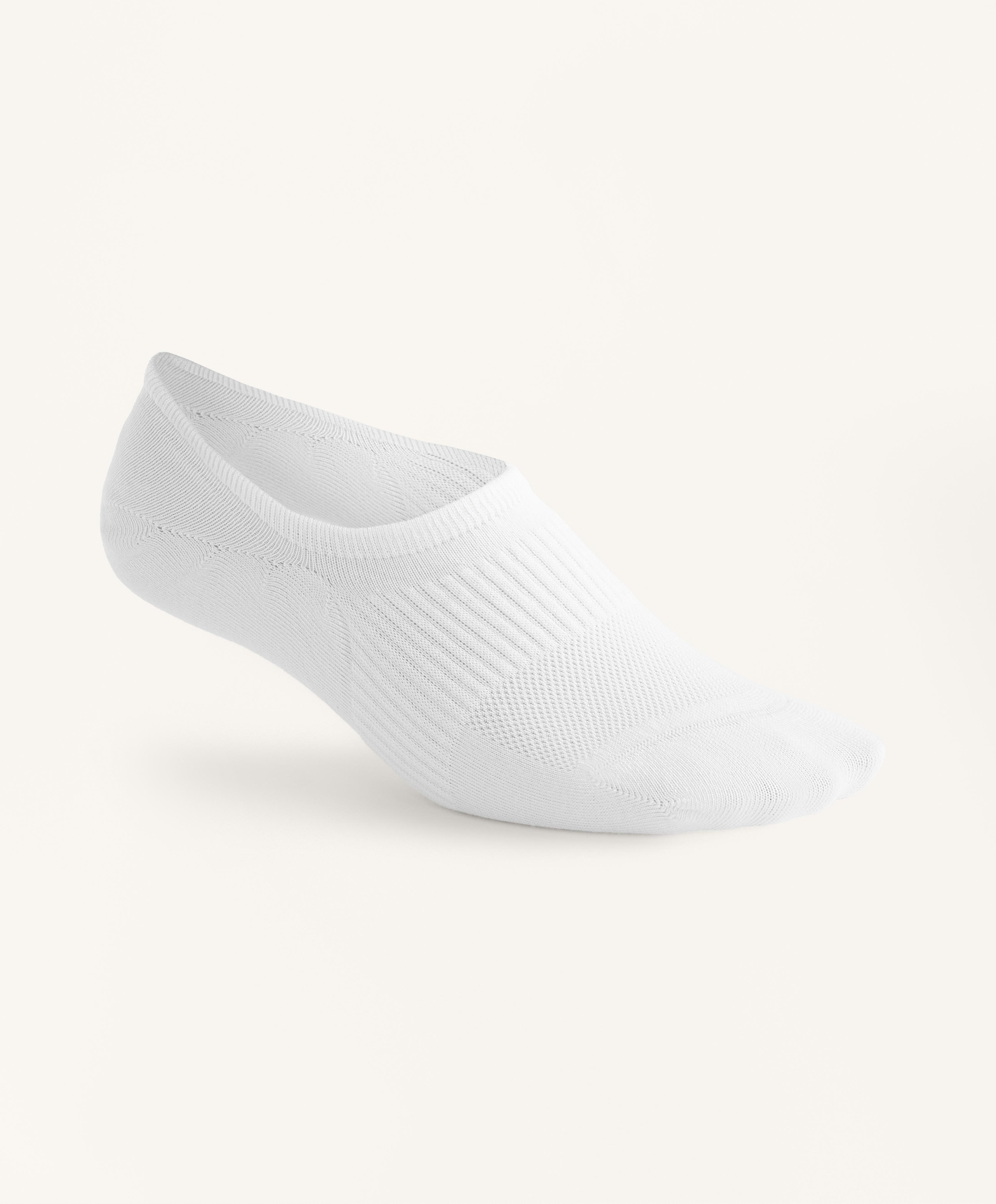 3 pairs of high cut sports cotton blend invisible socks