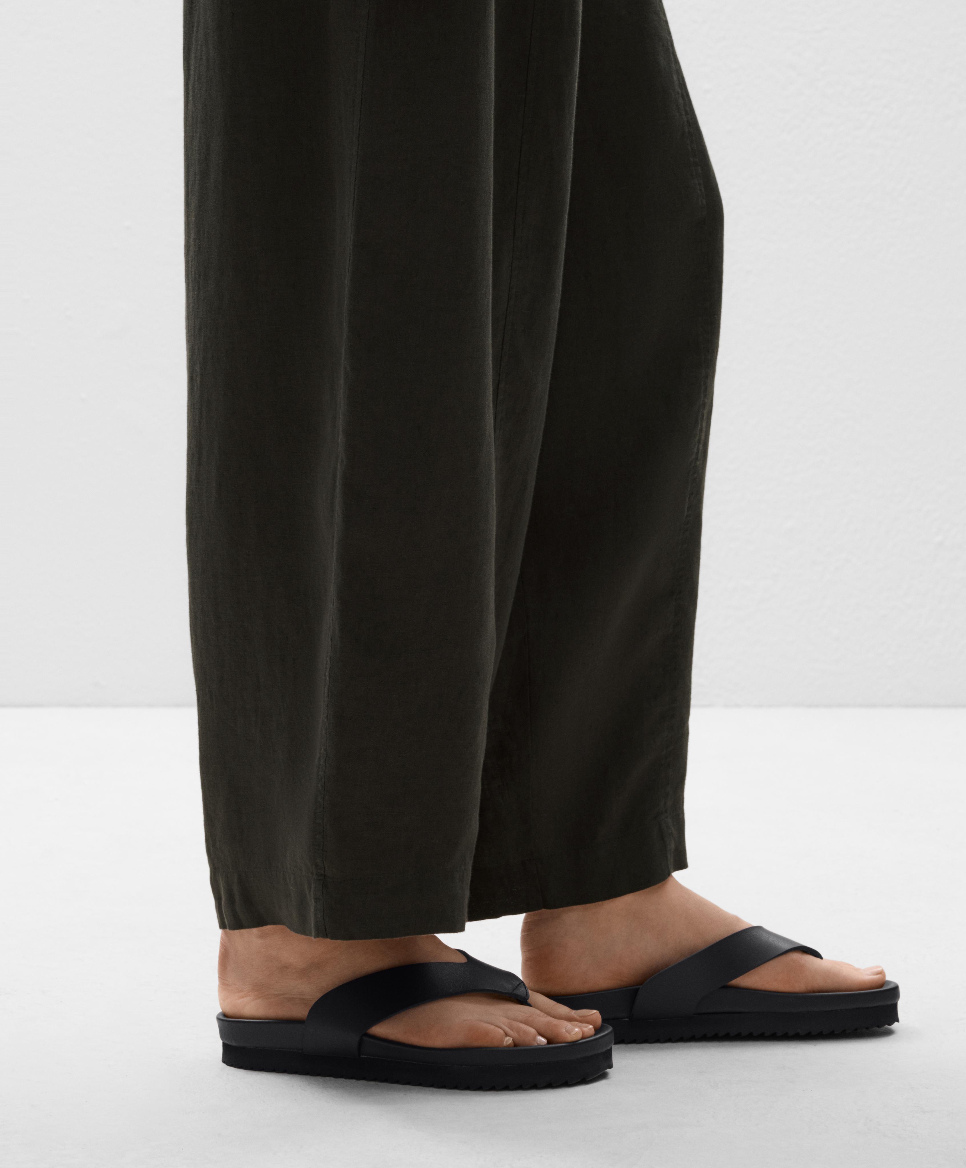 100% Linen Barrel Leg Trousers 3 100% Linen Barrel Leg Trousers
