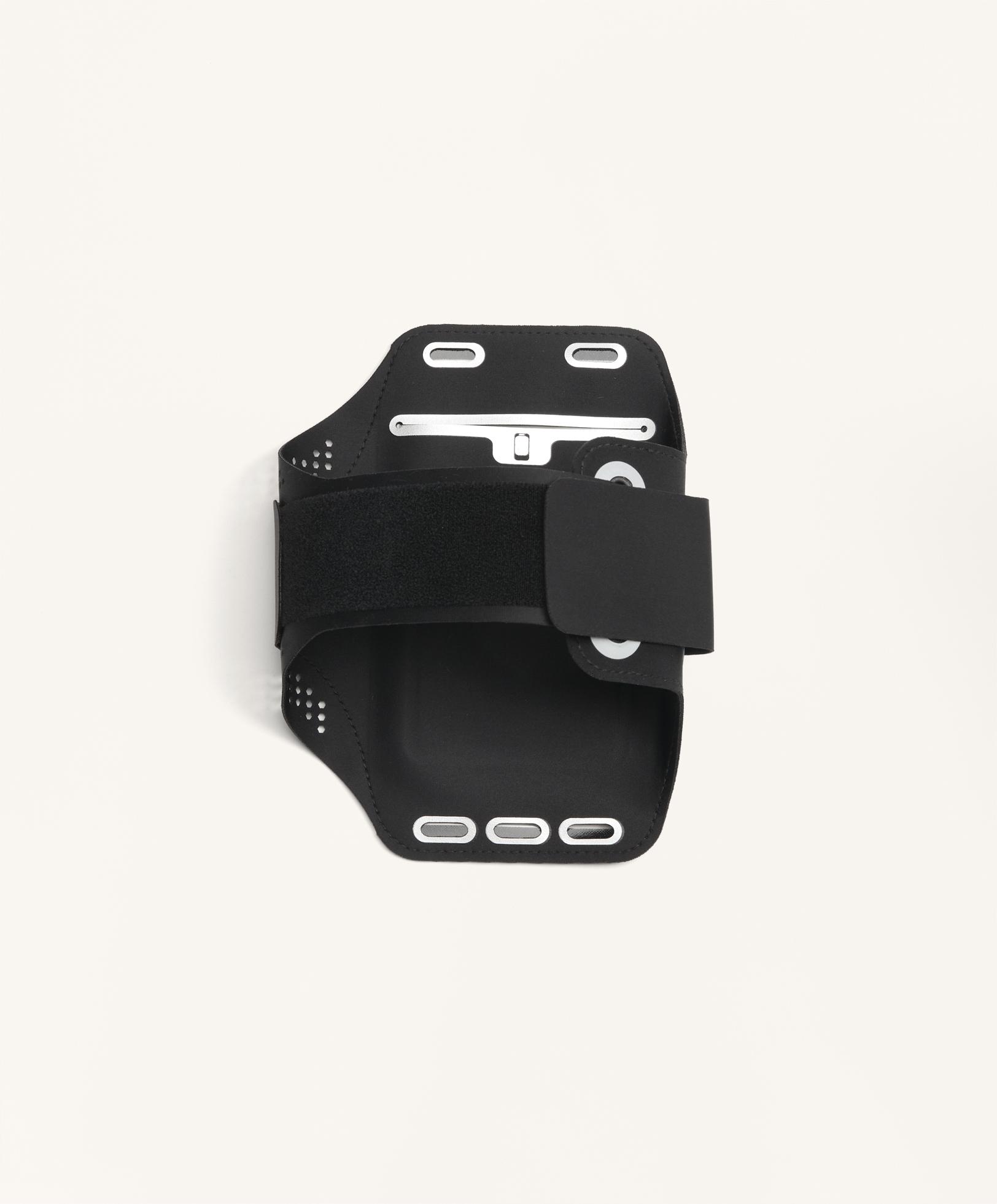 Touchscreen armband phone holder