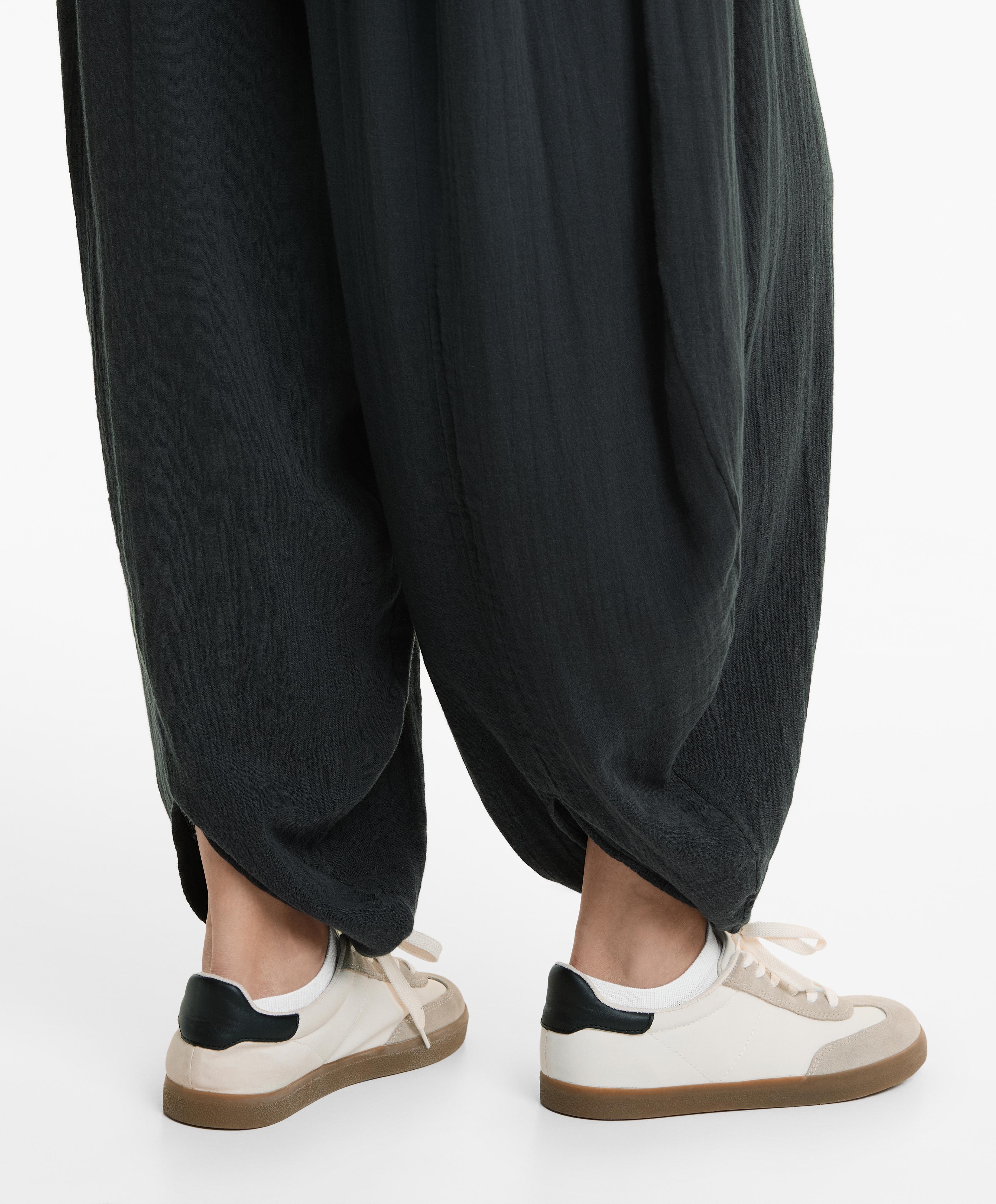 100% cotton balloon trousers 4 100% cotton balloon trousers
