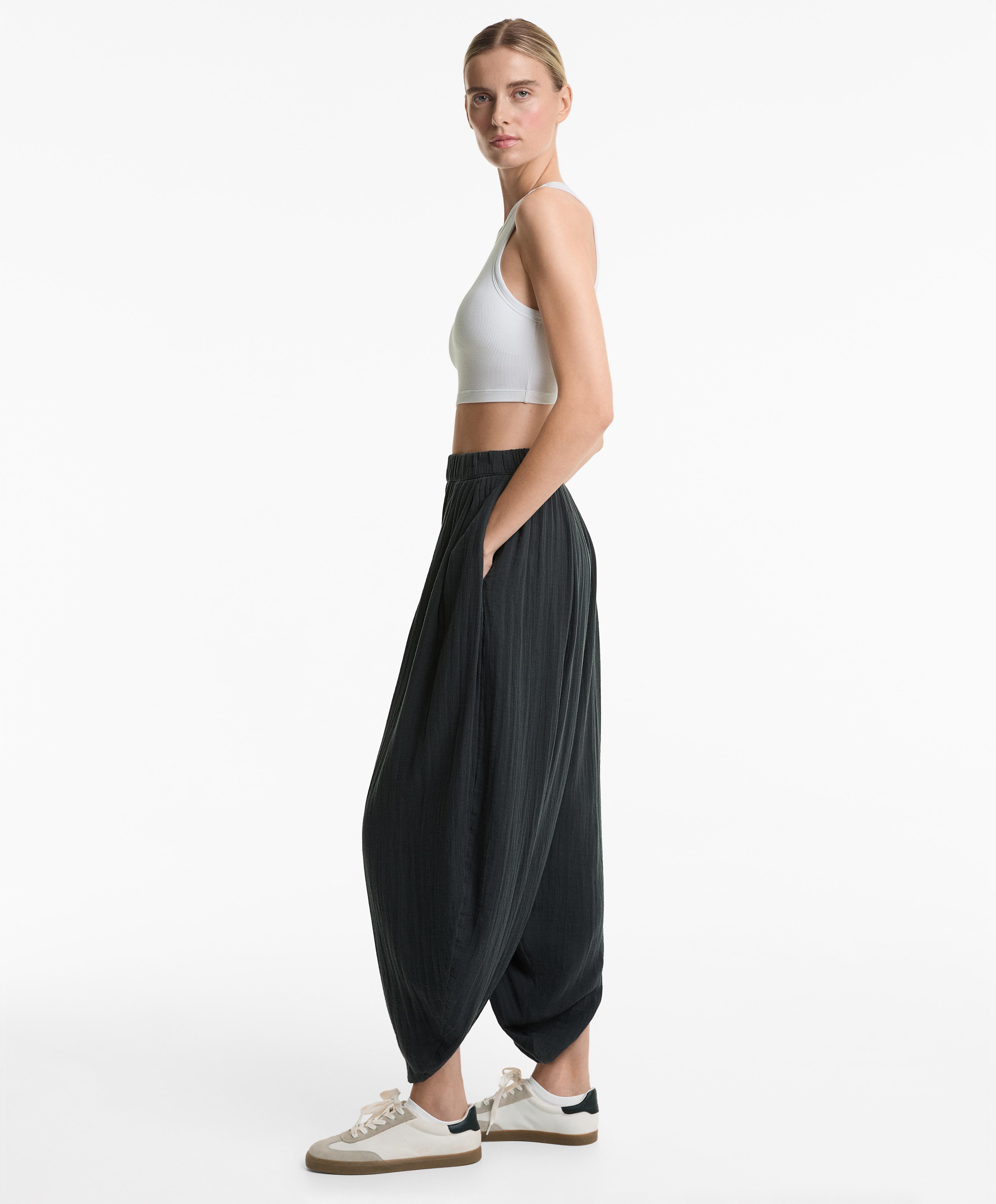 100% cotton balloon trousers 7 100% cotton balloon trousers