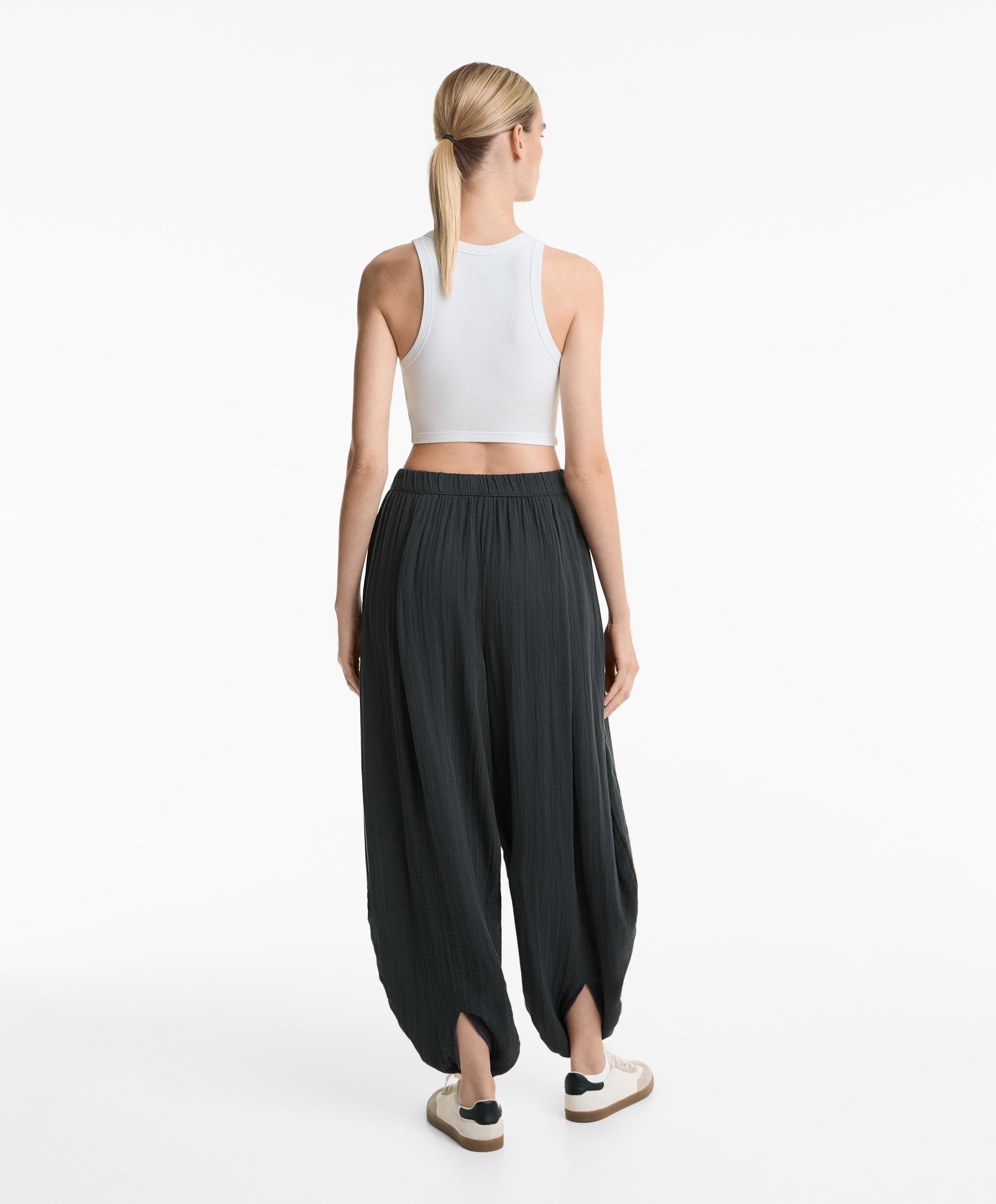 100% cotton balloon trousers 8 100% cotton balloon trousers